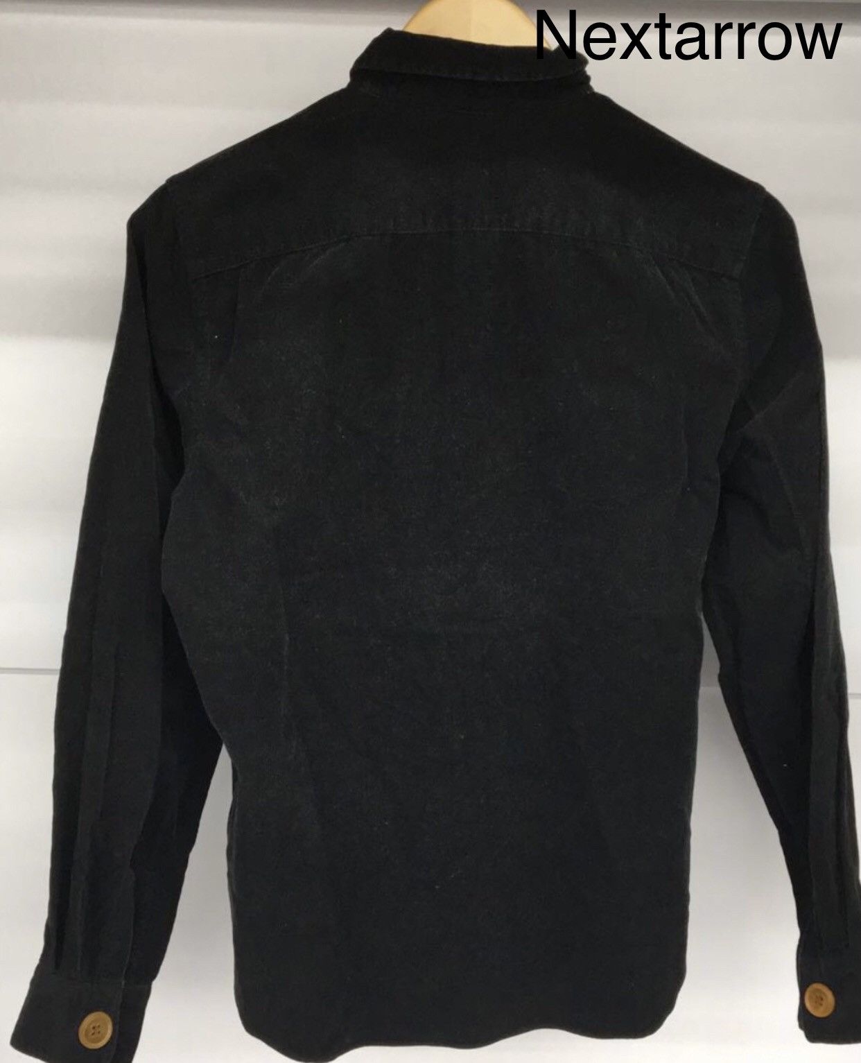 Comme des Garcons Black fine corduroy shirt 2412-Nextarrow Size US M / EU 48-50 / 2 - 2 Thumbnail