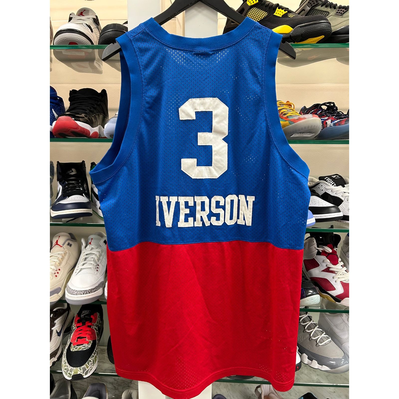 Nike × Vintage Philadelphia 76ers "Rewind" 3 Iverson Jersey size 2XL XXL Size US XXL / EU 58 / 5 - 4 Thumbnail