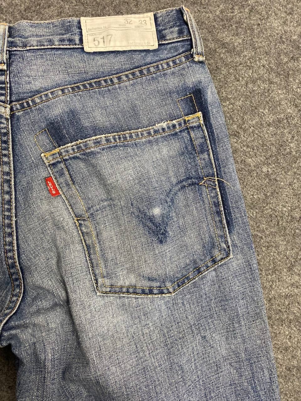 Levi's vintage levis 517 bootcut flare distressed style denim Size US 33 - 6 Thumbnail