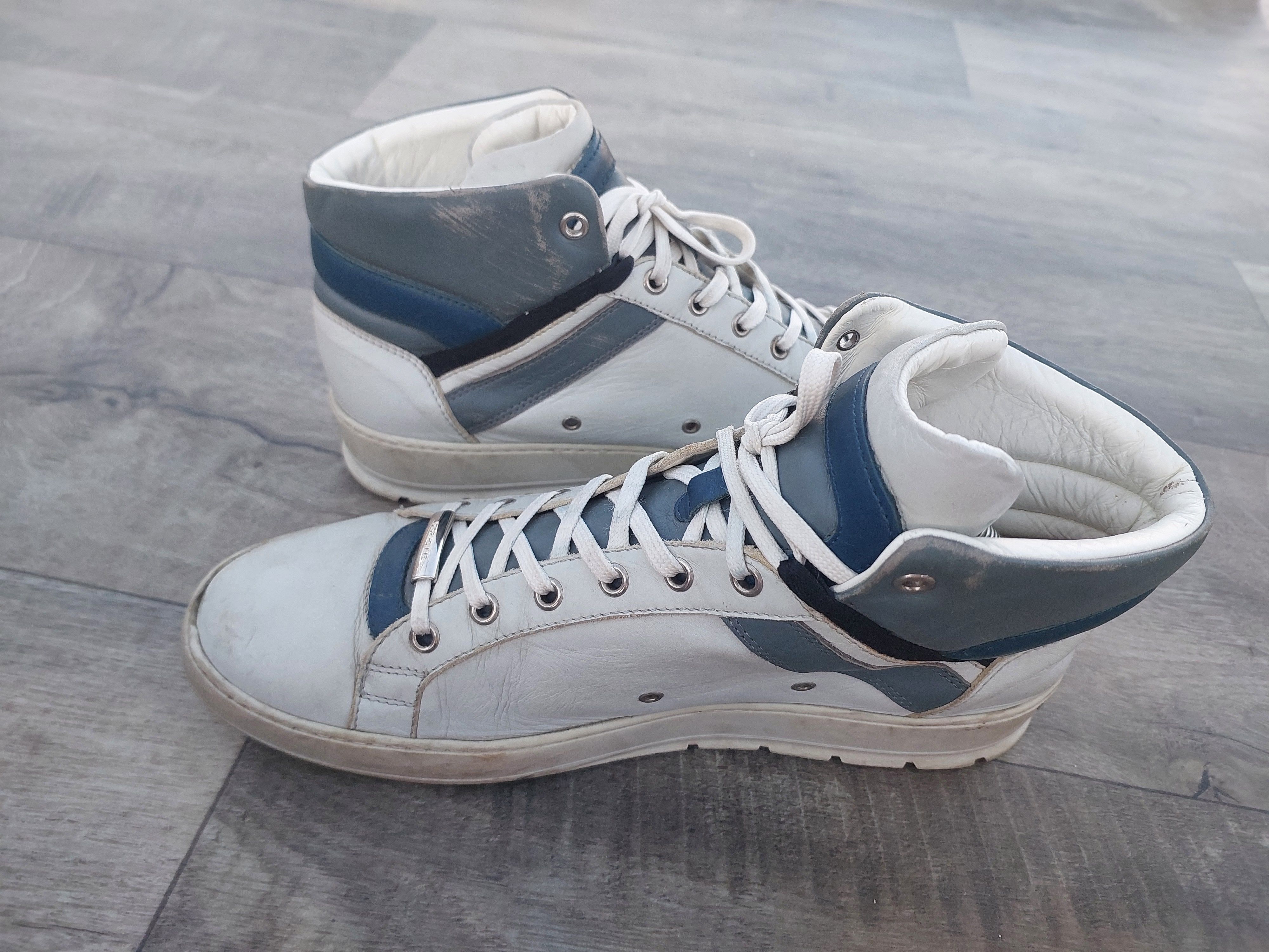 Dior Dior Leather high trainers Size US 9.5 / EU 42-43 - 3 Thumbnail