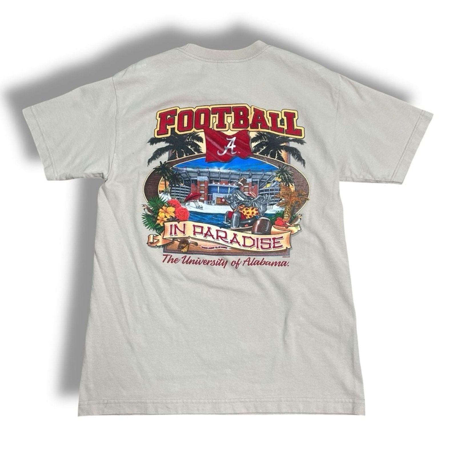 Other Big Al Alabama Crimson Tide Football in Paradise T-shirt Size US M / EU 48-50 / 2 - 7 Thumbnail