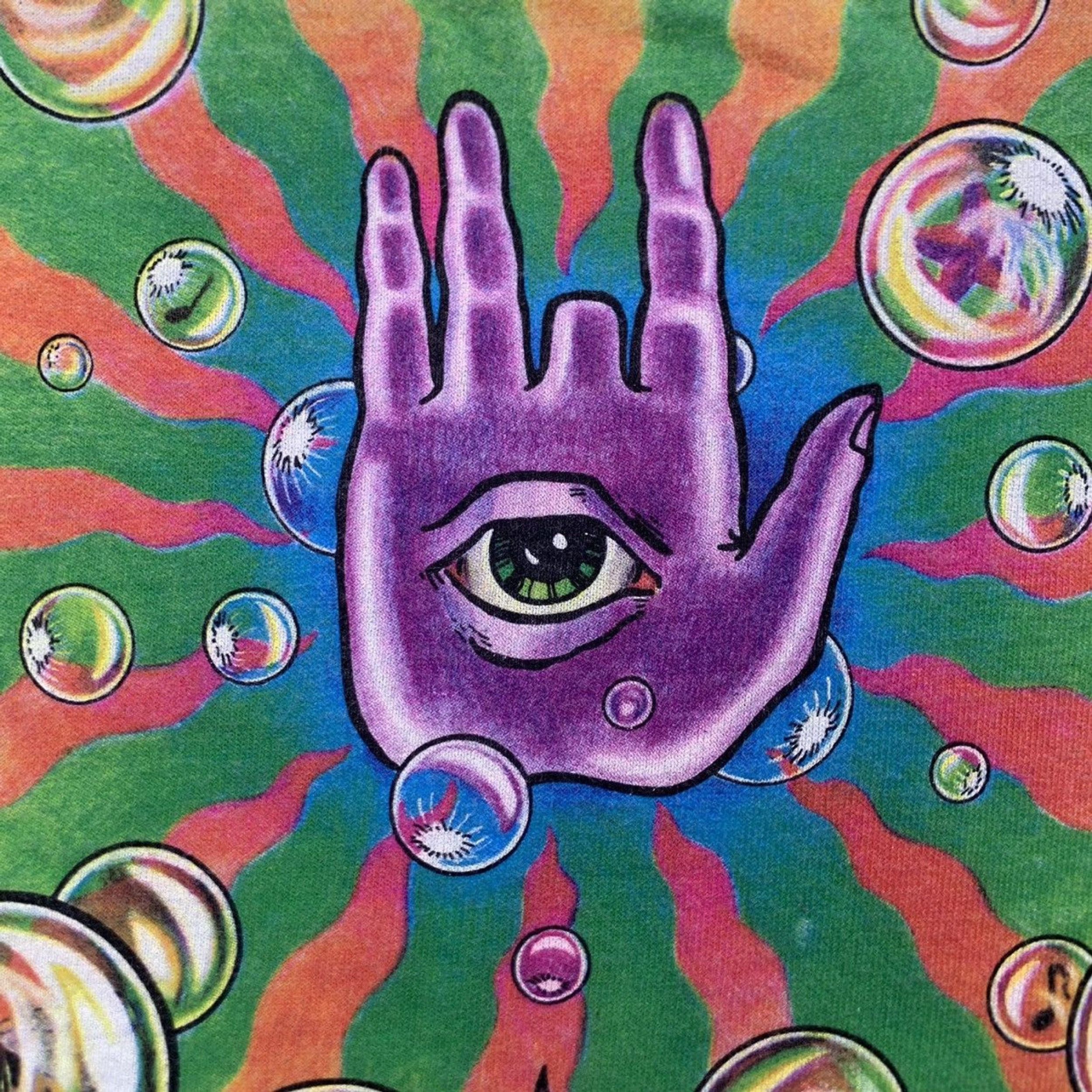 Vintage Vintage 90s Jerry Garcia Band Magician LS Tie Dye FOTL Large Size US L / EU 52-54 / 3 - 6 Thumbnail