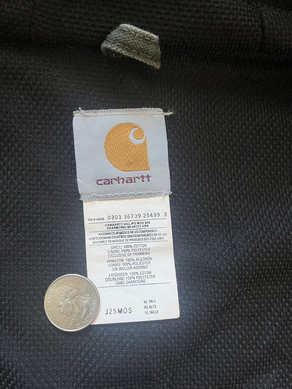 Carhartt Vintage 2003 Carhartt Work Jacket Size US XL / EU 56 / 4 - 5 Thumbnail