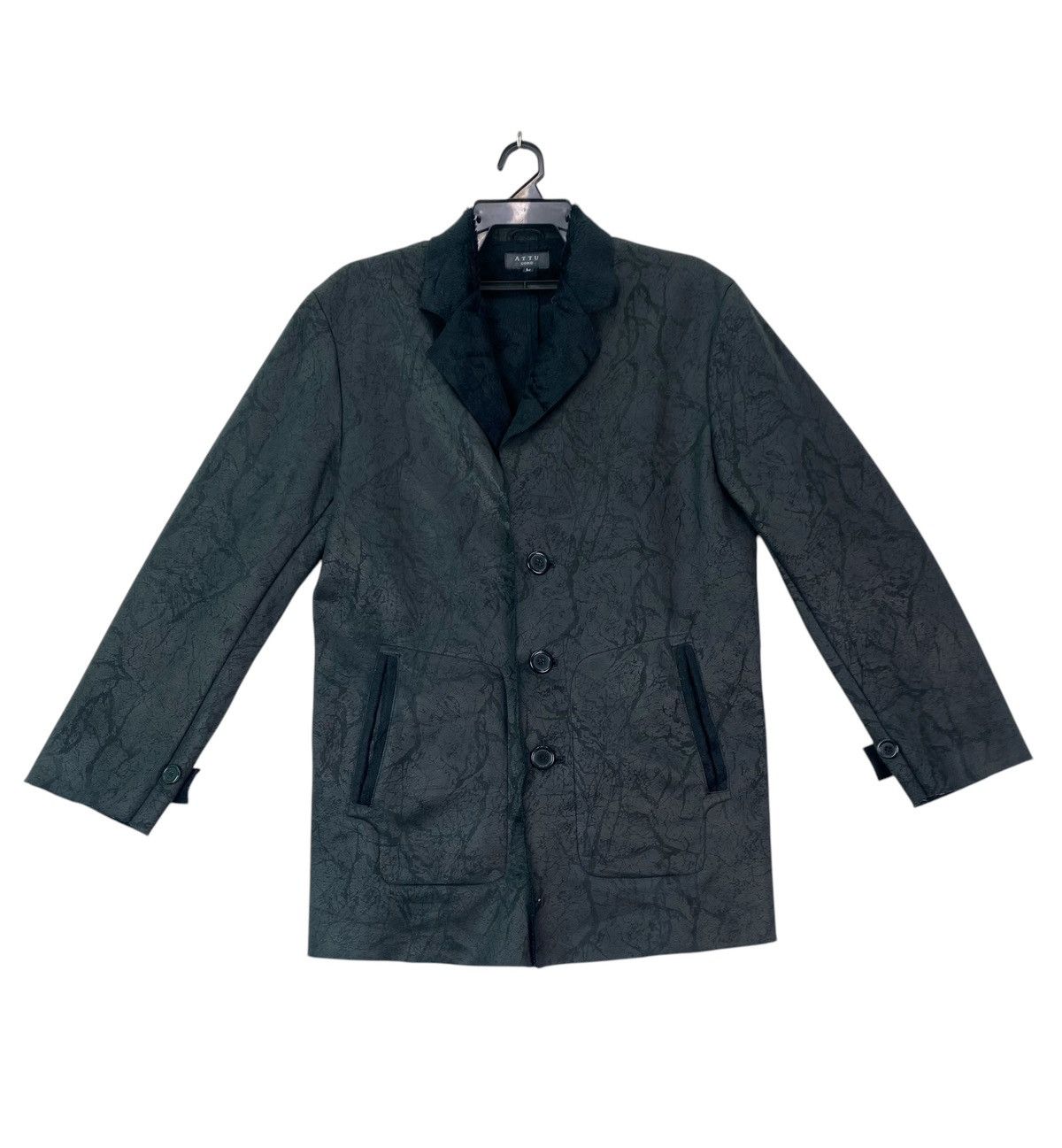 Japanese Brand × Vintage Rare Attu Uomo beauty fake shearling lined jacket Size US L / EU 52-54 / 3 - 2 Thumbnail