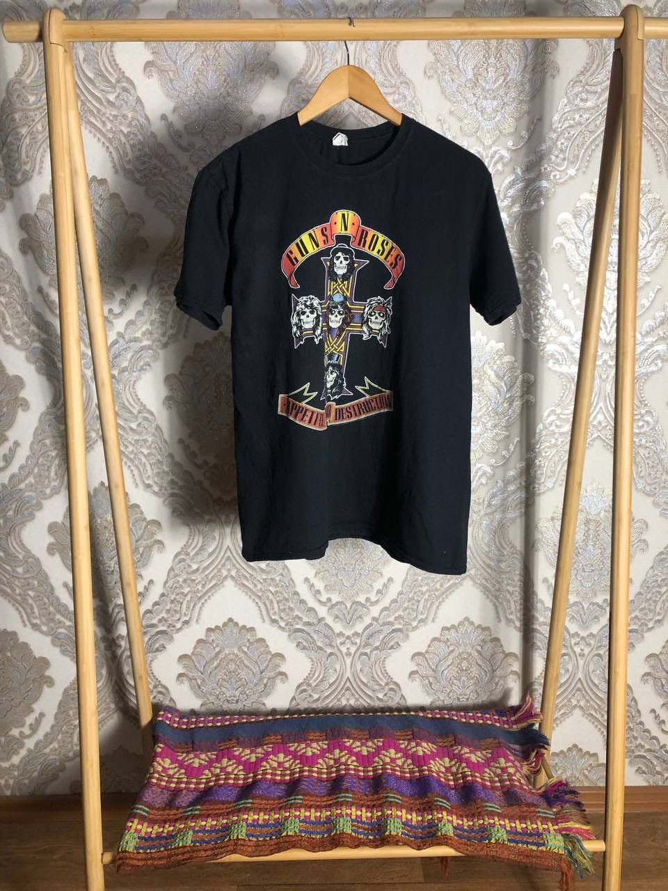 Band Tees × Vintage VERY RARE GUNS N ROSES ROCK T-SHIRT WORLD TOUR RETRO Y2K 90s Size US L / EU 52-54 / 3 - 1 Thumbnail