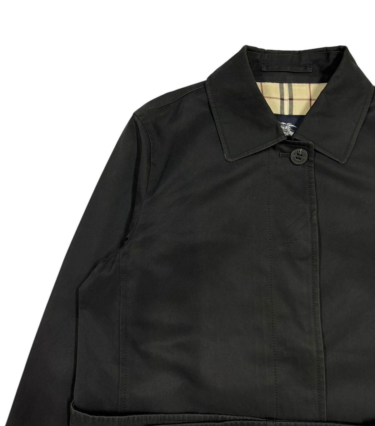 Burberry Authentic🔥Burberry London Parka Black Novacheck Inner Jacket Size US S / EU 44-46 / 1 - 11 Thumbnail