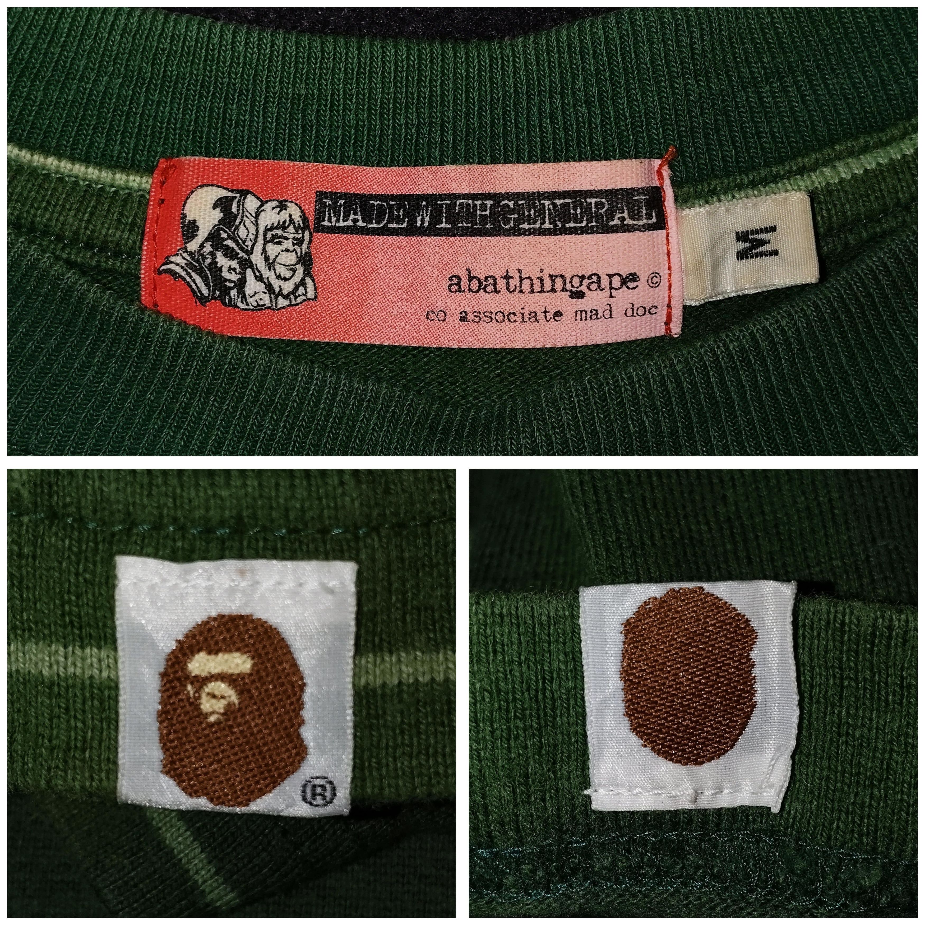 Bape Vintage 2003 Bape Stripe Tee Size US M / EU 48-50 / 2 - 5 Thumbnail