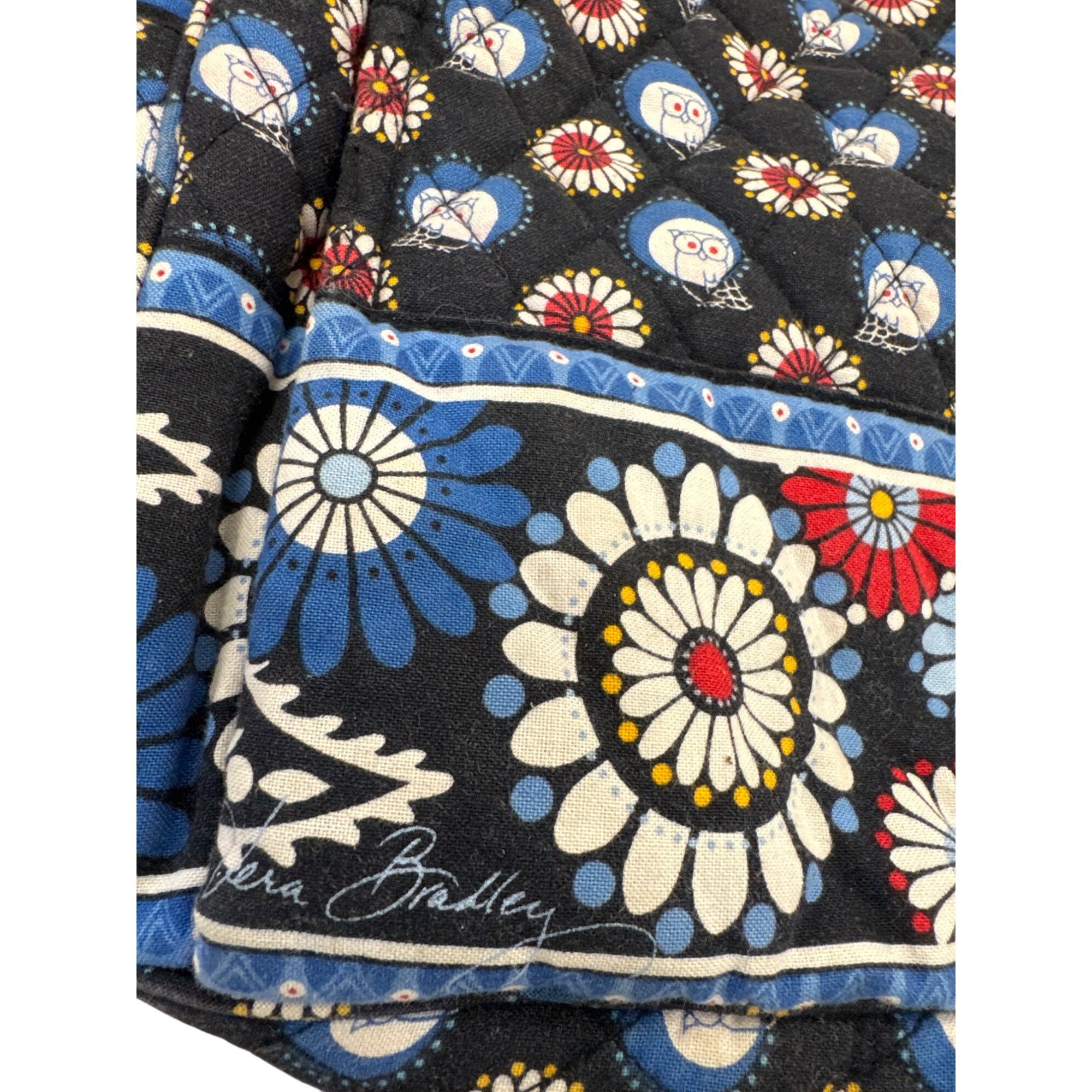 Vera Bradley Vera Bradley blue Owl & Floral Print Quilted Backpack 16" x Size ONE SIZE - 2 Thumbnail