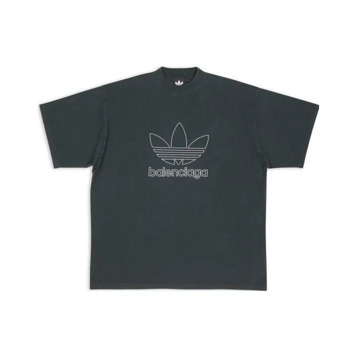 Balenciaga Balenciaga x adidas Originals Green Graphic T-Shirt Size US M / EU 48-50 / 2 - 1 Thumbnail