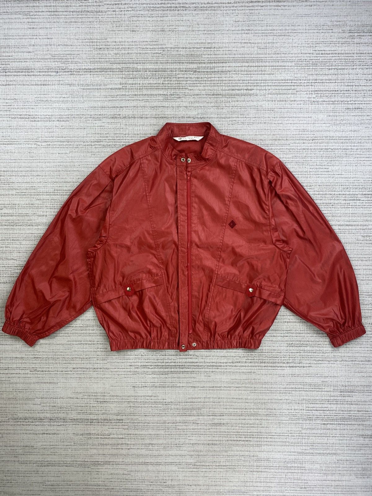 Christian Dior Monsieur × Vintage Vintage Christian Dior Sport Red Bombers Style Nylon Jacket Size US M / EU 48-50 / 2 - 5 Thumbnail