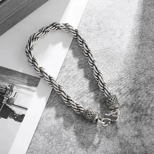 Other Y2k Metal Braided Chain Bracelet Size ONE SIZE - 2 Thumbnail