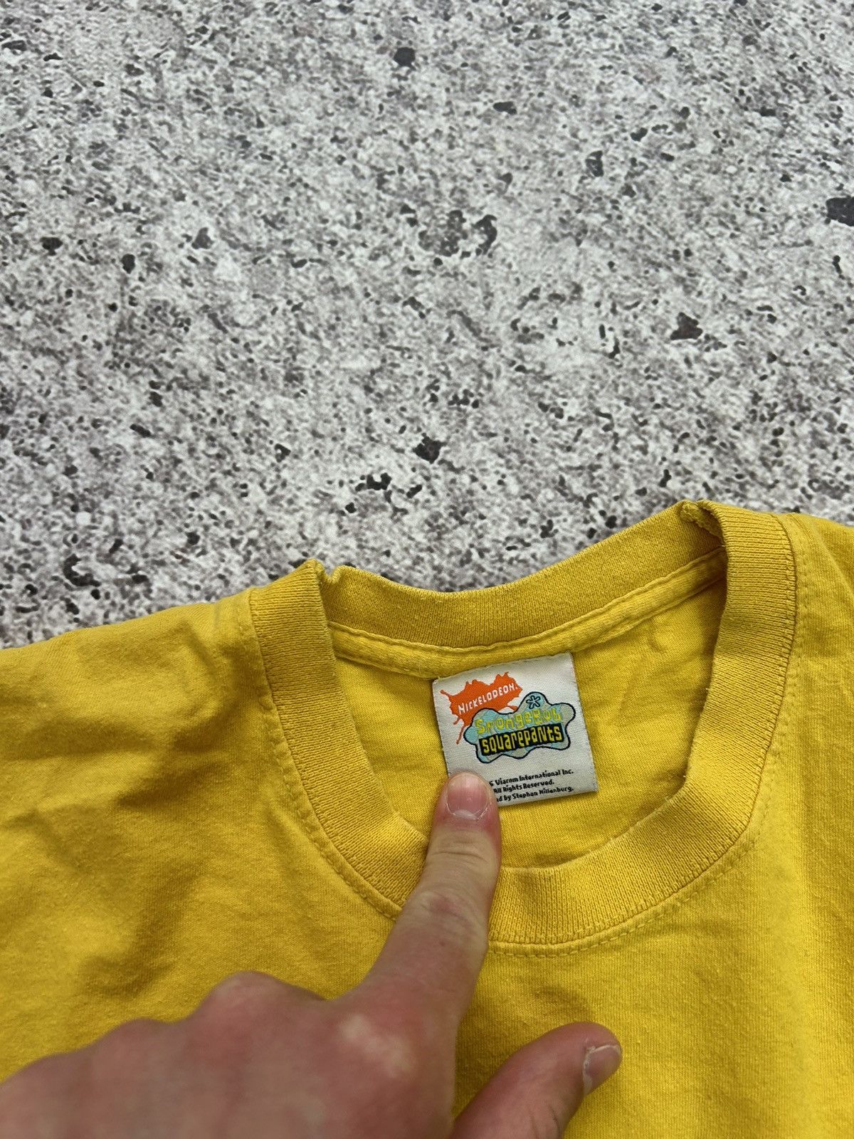 Cartoon Network × Nickelodeon × Vintage © 2006 SPONGEBOB SQUAREPANTS “KRABBY PATTY” T-SHIRT Size US XL / EU 56 / 4 - 5 Thumbnail