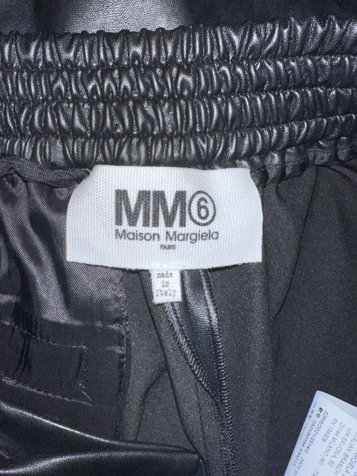 MM6 Hybrid Waist Vegan Leather Pants Size US 44 / EU 60 - 5 Thumbnail