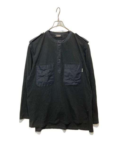 Yohji Yamamoto WILD SIDE YOHJI YAMAMOTO Strap Henley Neck Long Sleeve T Size US L / EU 52-54 / 3 - 1 Thumbnail