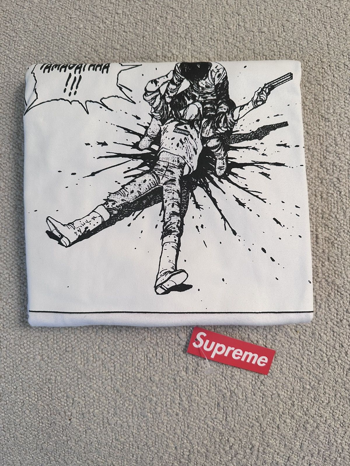 image of Supreme Akira Yamagata Tee Black X-Large [New] in White, Men's (Size XL)