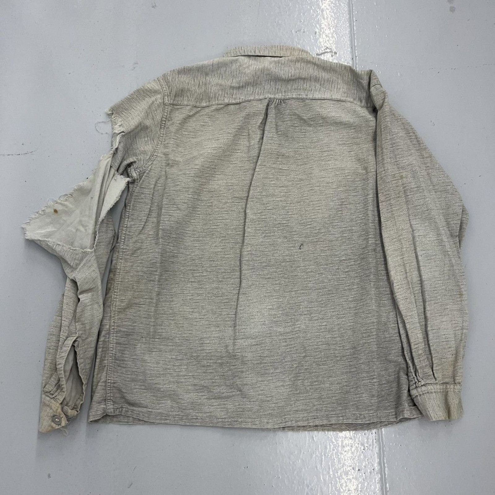 Other Vintage 50s California Grey Pattern Cotton Loop Collar Size US S / EU 44-46 / 1 - 4 Thumbnail