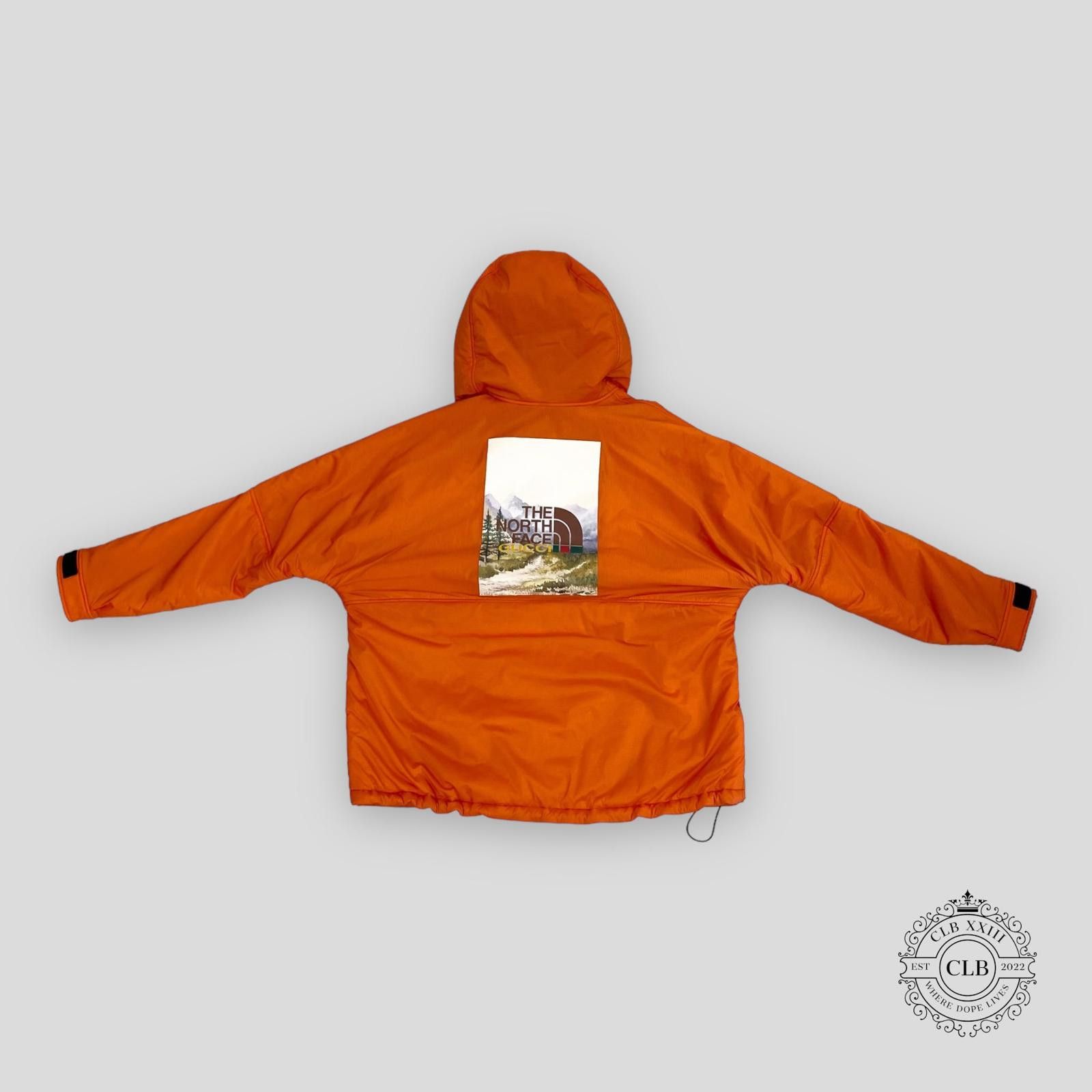 Gucci THE NORTH FACE X GUCCI PADDED RIPSTOP JACKET - ORANGE Size US M / EU 48-50 / 2 - 2 Thumbnail