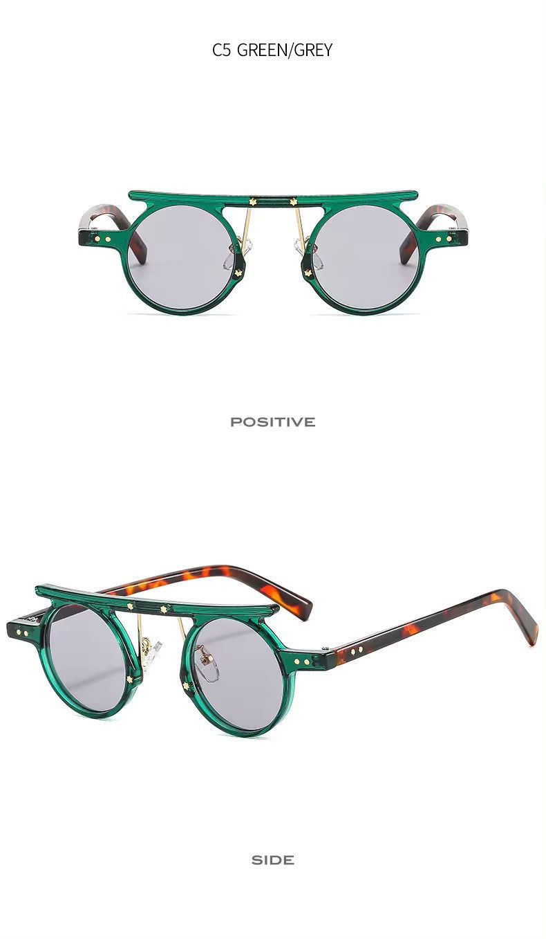 Electric Visual × Vintage Punk Small Round Sunglasses Size ONE SIZE - 2 Thumbnail