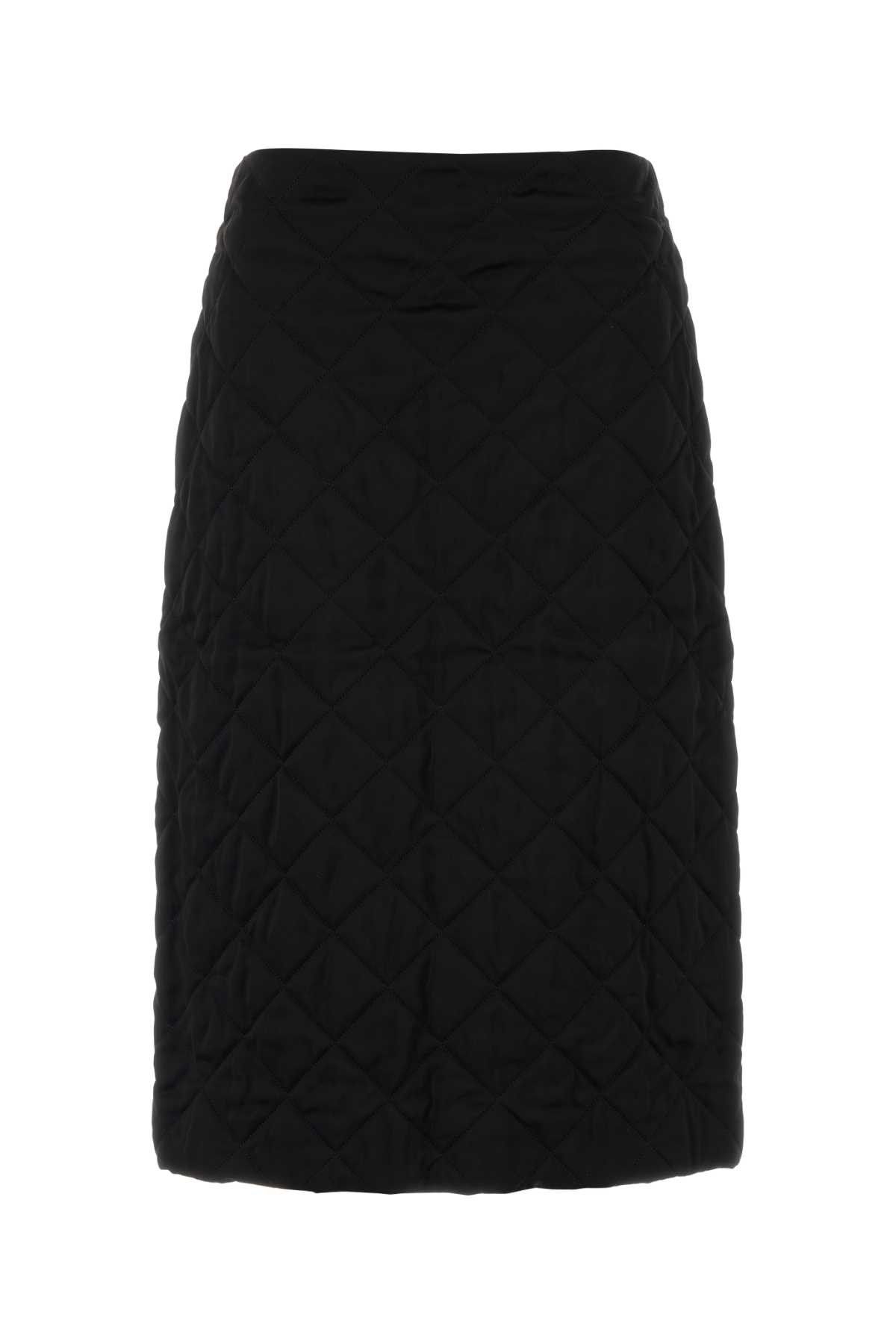 Jil Sander Black Viscose Skirt Size 27" / US 4 / IT 40 - 1 Thumbnail