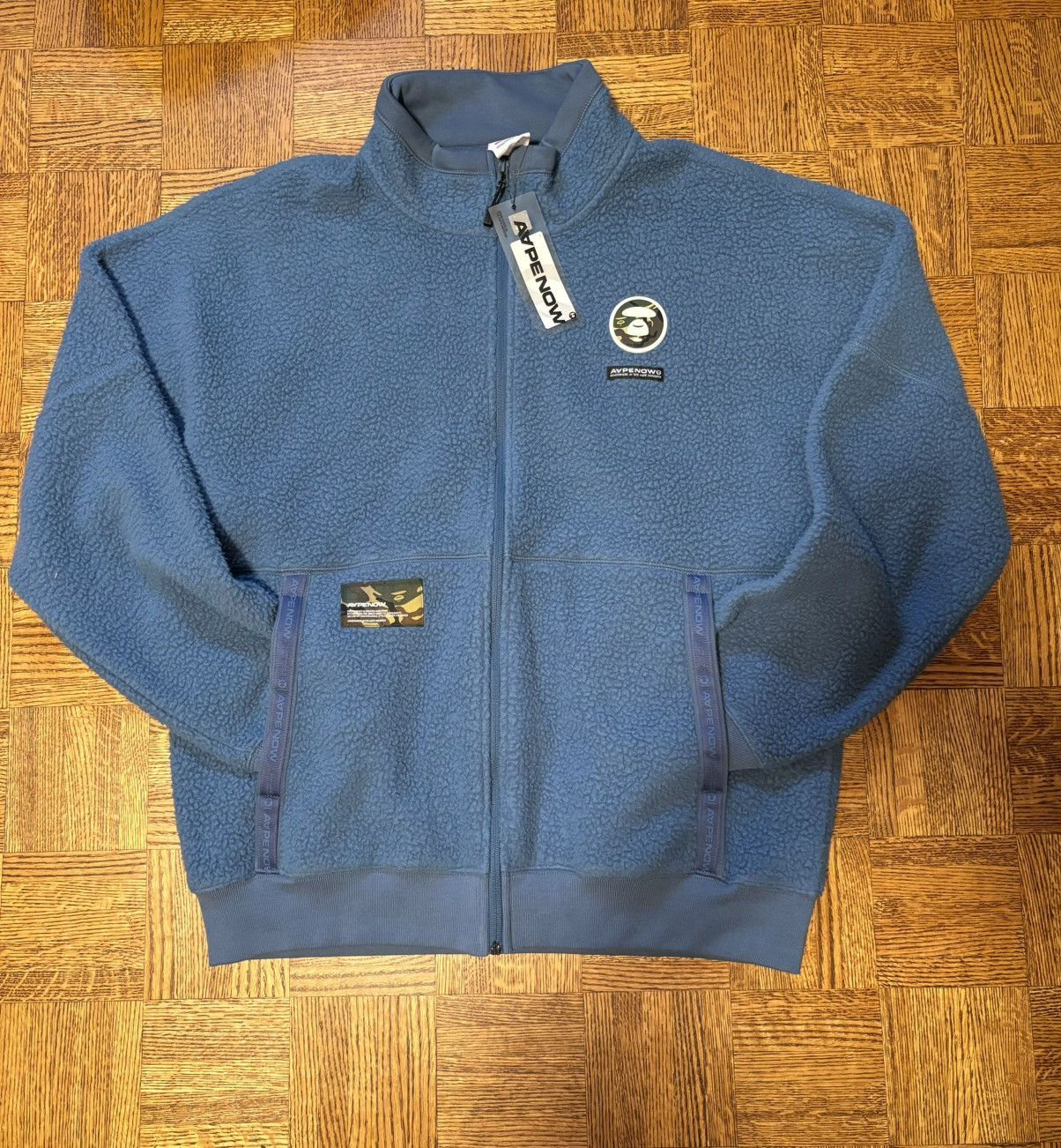 Aape × Bape Aape Fleece Zip-Up Size US L / EU 52-54 / 3 - 1 Thumbnail