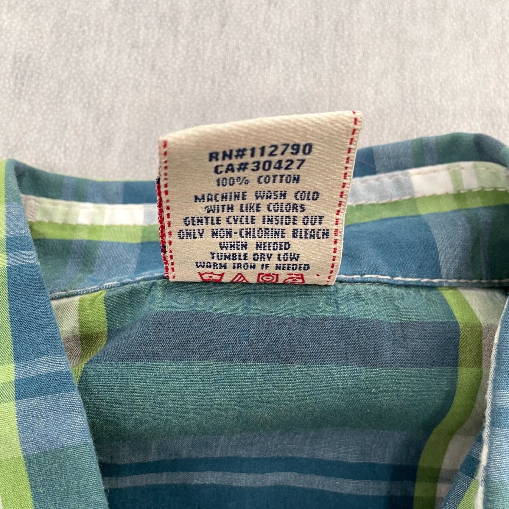 True Religion True Religion Shirt Men Large Blue Plaid Western Pearl Snap Long Sleeve L Mens Jacket? Size US L / EU 52-54 / 3 - 6 Thumbnail