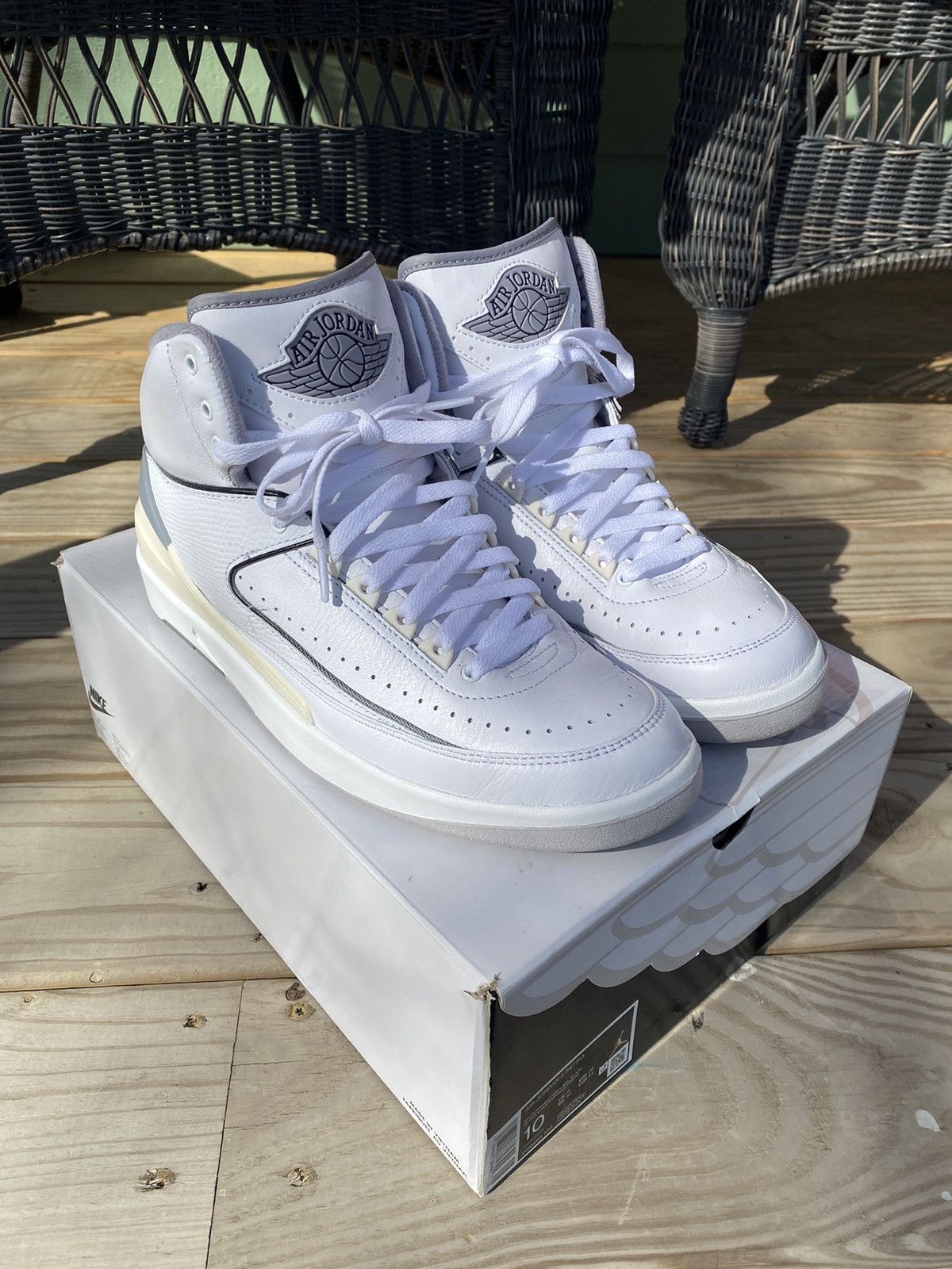 Jordan Brand Jordan retro 2 cement grey 10m Size US 10 / EU 43 - 2 Thumbnail