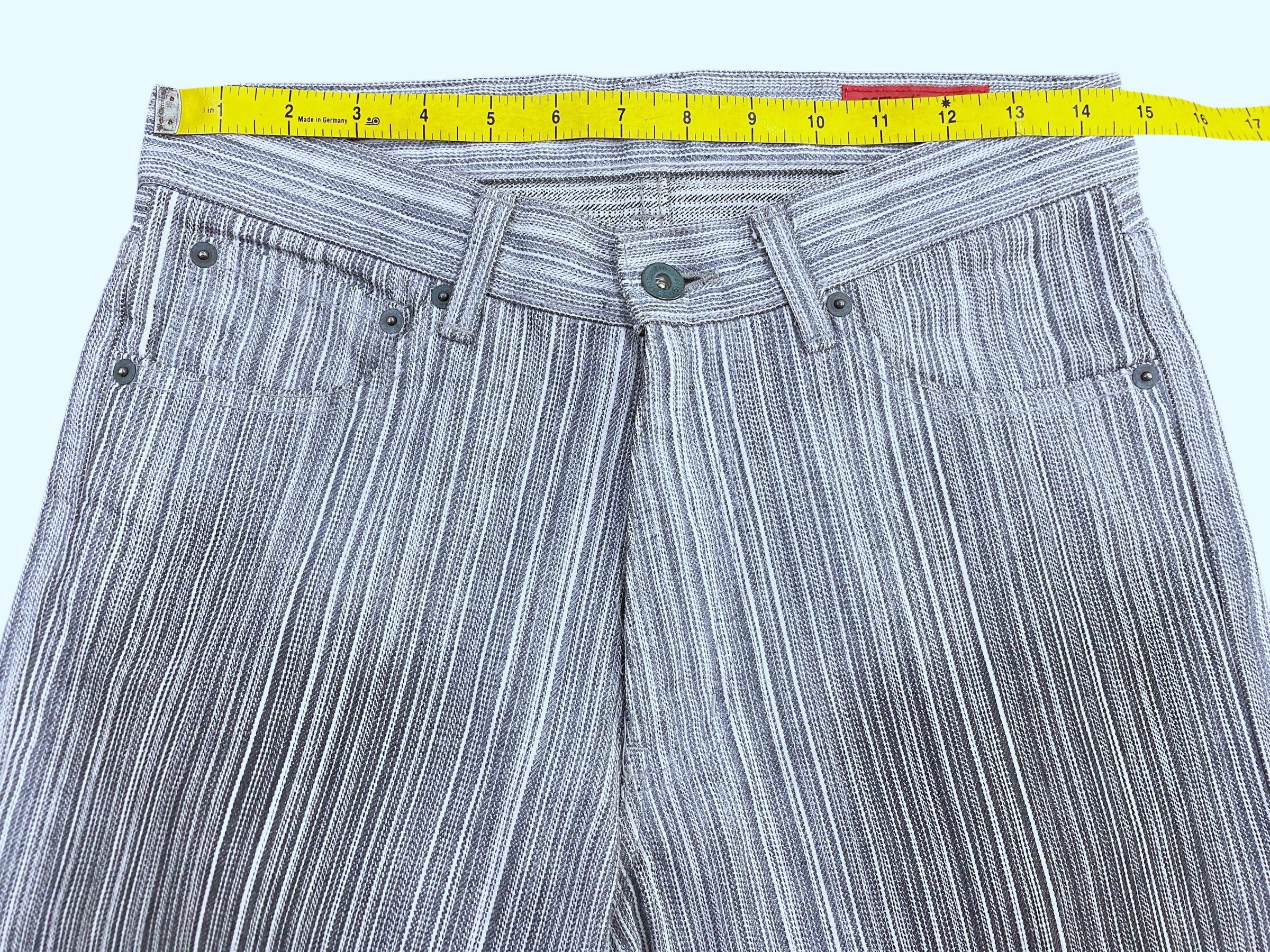 Japanese Brand Semantic Design Stripes Punk Denim Jeans Japanese Brand Size US 29 - 10 Thumbnail