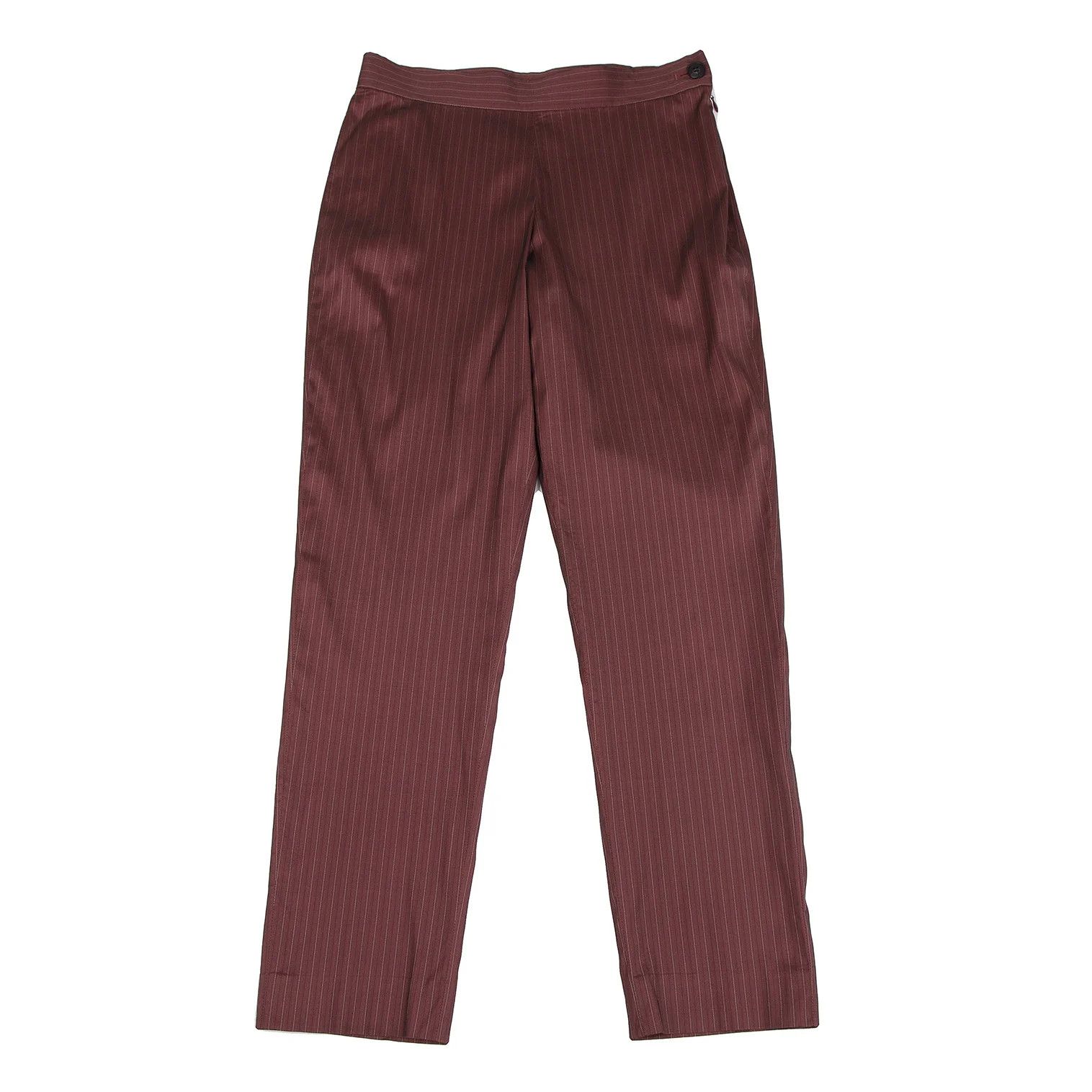 Jean Paul Gaultier Stretch Stripe Power Shoulder Suit Set in Red, Size 48 Size US M / EU 48-50 / 2 - 11 Thumbnail