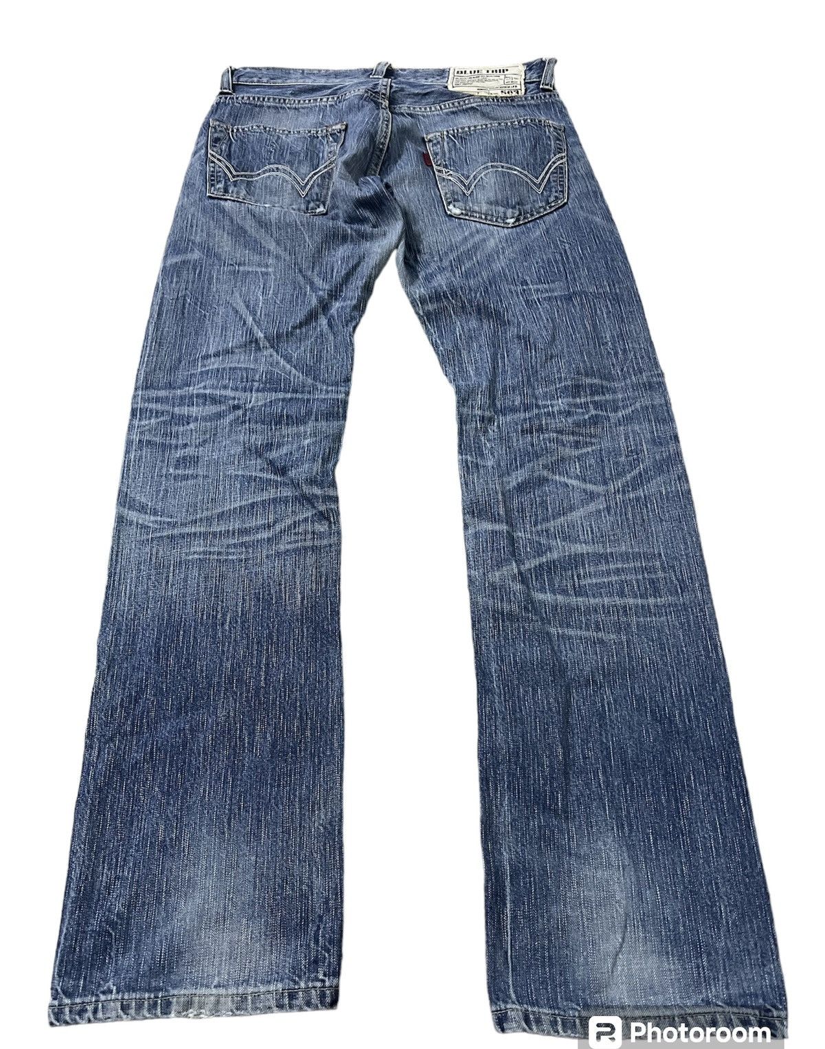 Edwin × If Six Was Nine × Le Grande Bleu (L.G.B.) 💥FLARE💥VINTAGE EDWIN 503 BLUE TRIP JEANS JAPAN Size US 31 - 2 Thumbnail