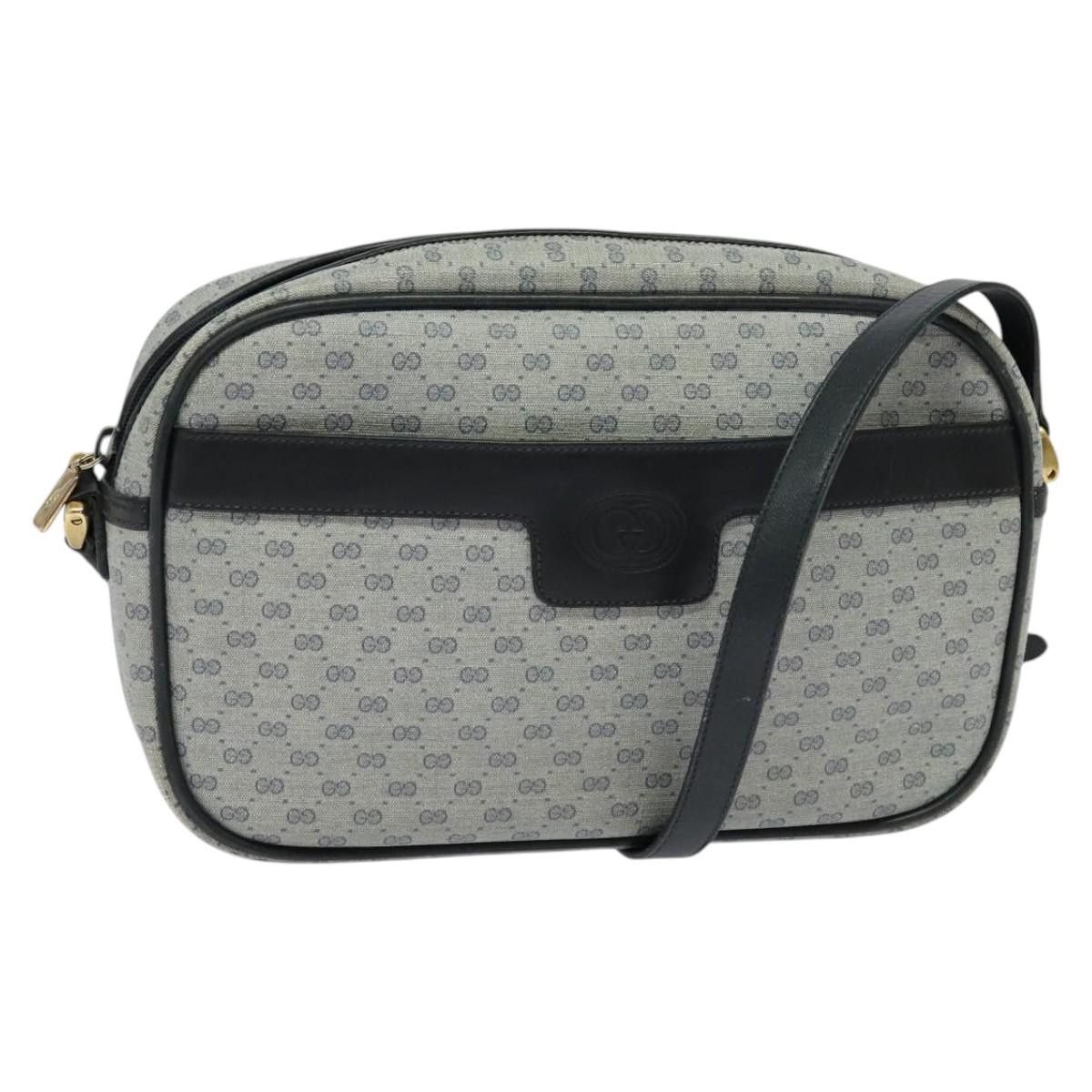 Gucci GUCCI Micro GG Supreme Shoulder Bag Pvc Navy Gold 001 904 Size ONE SIZE - 1 Thumbnail