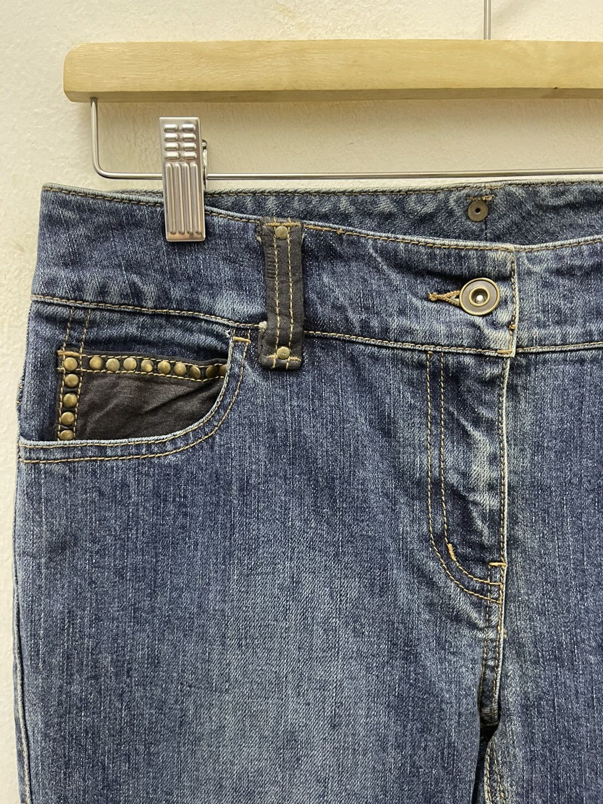 Seditionaries Rare Vintage INC Punk CH. Hearts Inspired Unisex Denim Size US 29 - 9 Thumbnail