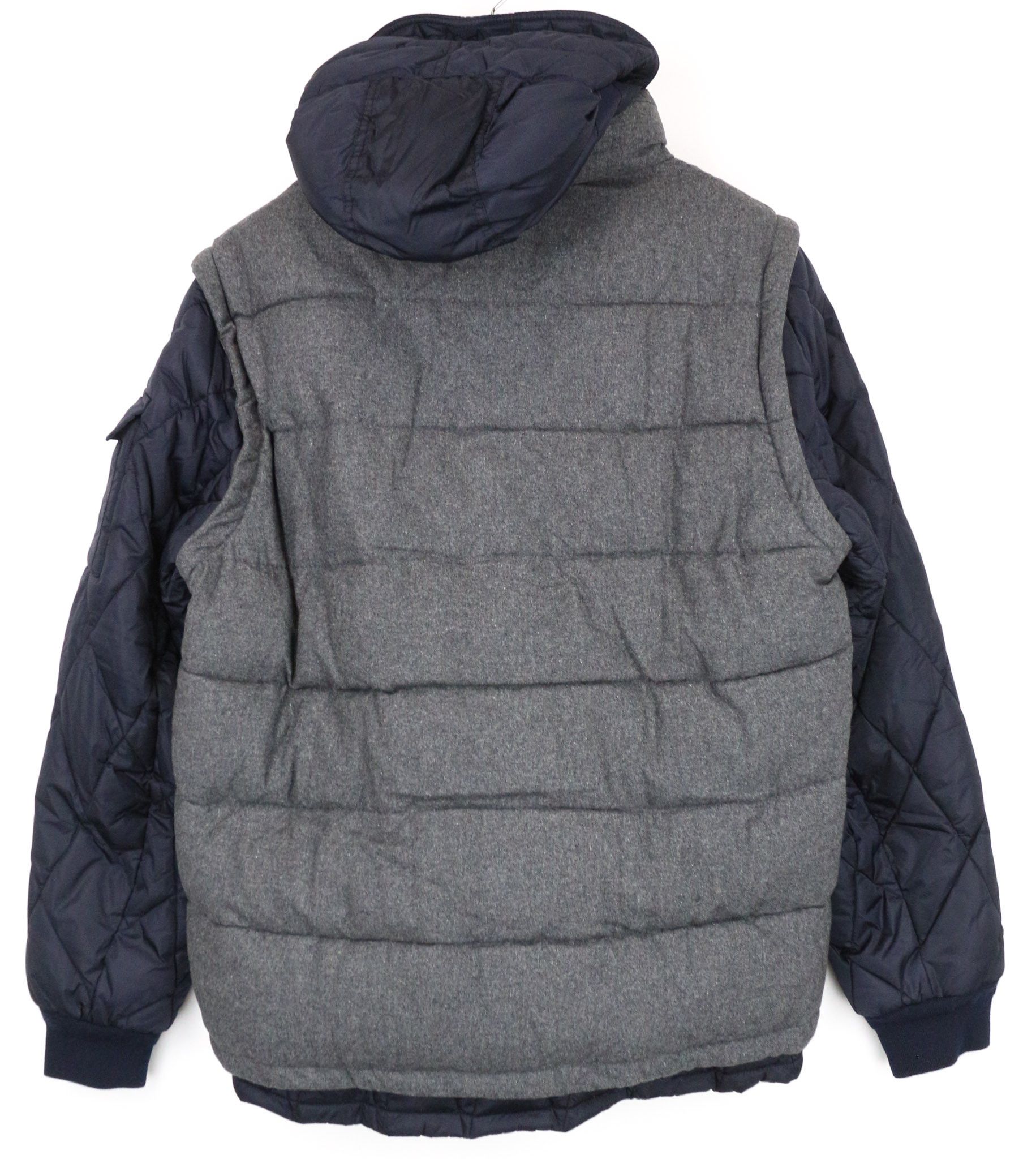 Scotch & Soda AMS COUTURE XL Wool Blend 2in1 Hooded Jacket 74301 Size US XL / EU 56 / 4 - 2 Thumbnail