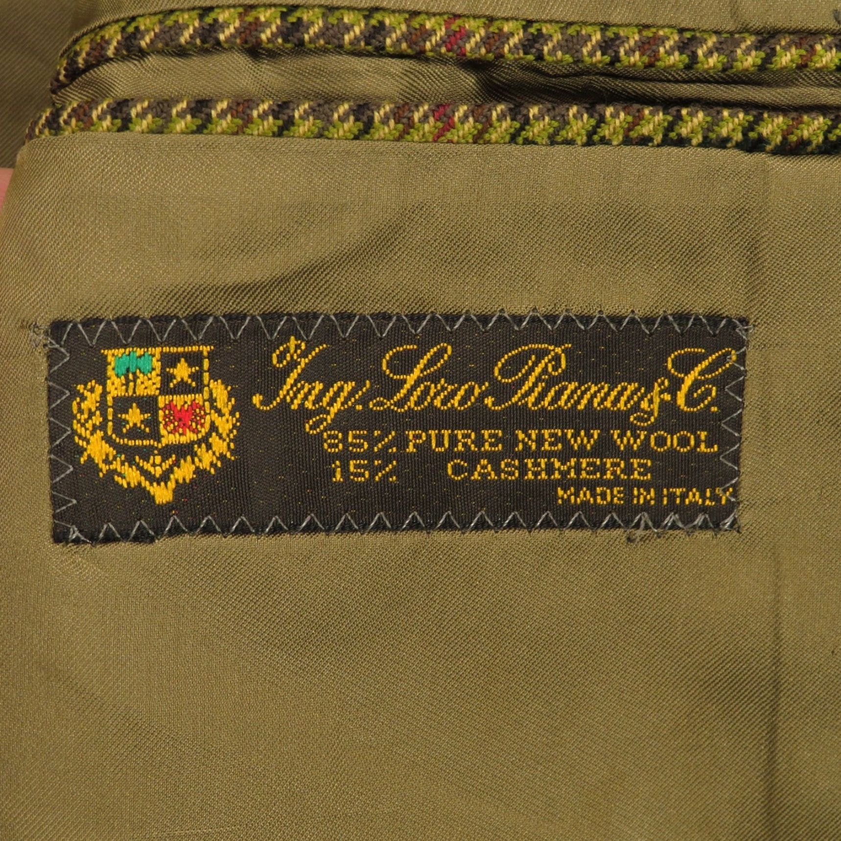 Loro Piana Loro Piana Sport Coat 42R Green Glen Check Plaid Wool Cashmere Jacket Blazer Men Regular Notch Lapel Size 42R - 3 Thumbnail