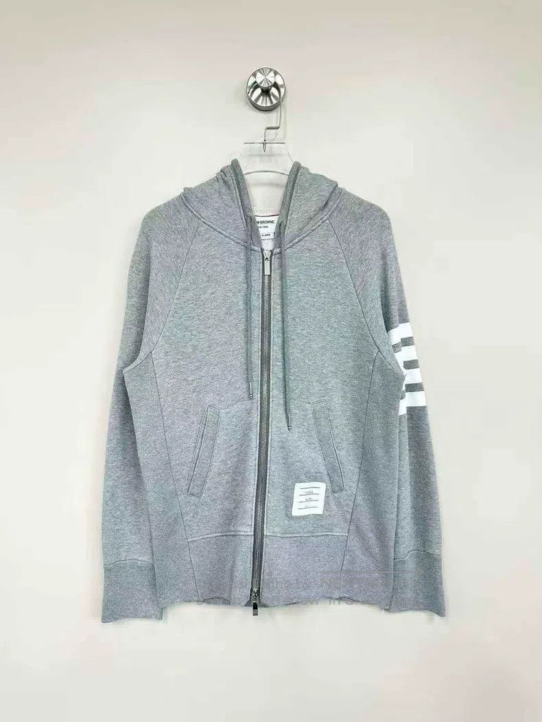 Thom Browne Thom Browne Zipper Hooded Jacket Size US S / EU 44-46 / 1 - 1 Thumbnail