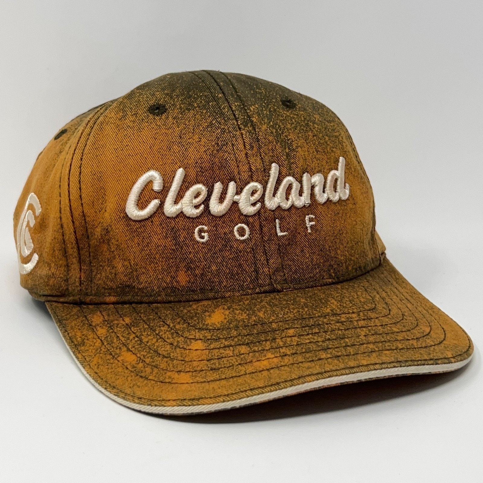 Other Cleveland Golf Hat Baseball Cap Golfer Golfing Orange Size ONE SIZE - 1 Thumbnail
