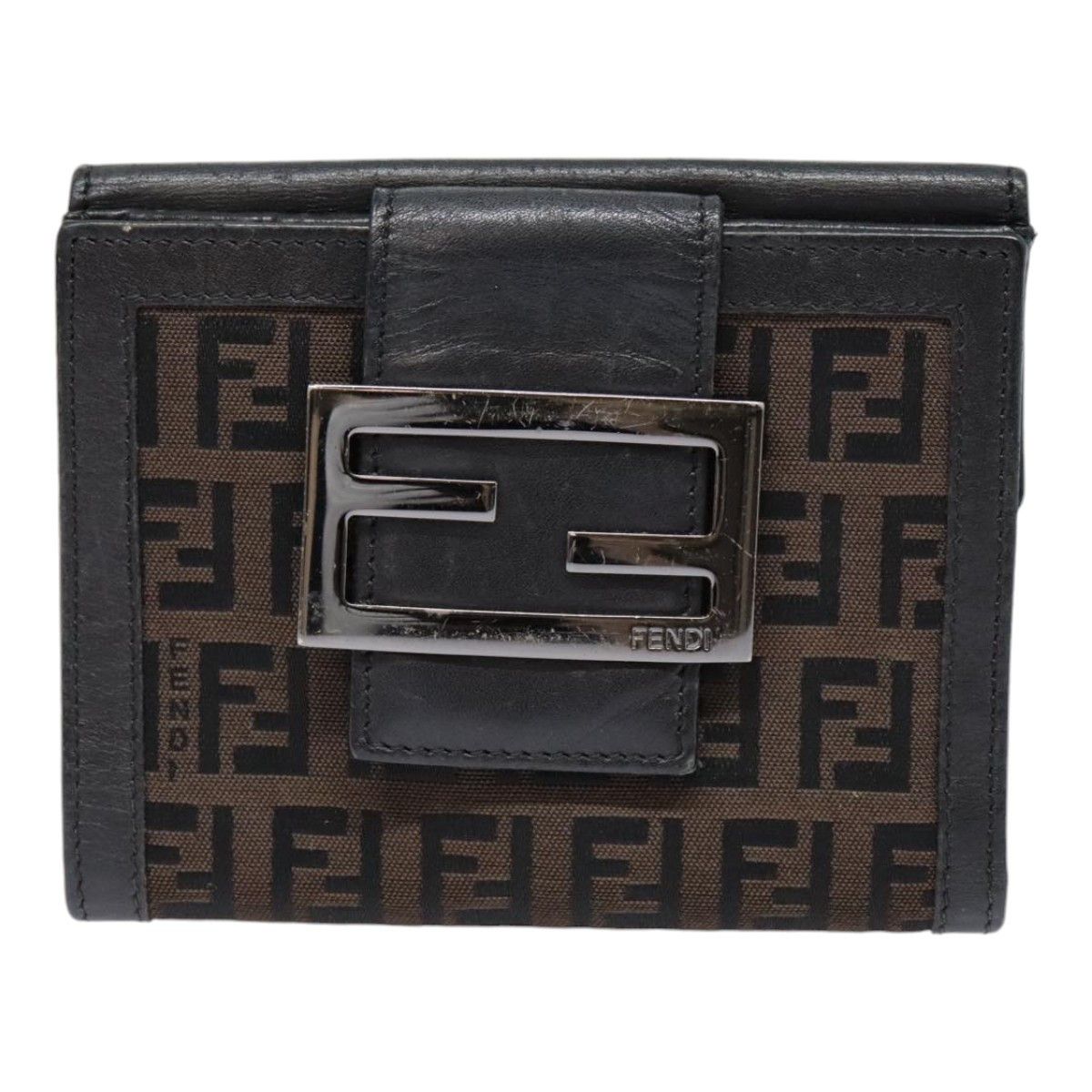 Fendi Zucca Brown Canvas Wallet (Pre-Owned) Size ONE SIZE - 1 Thumbnail
