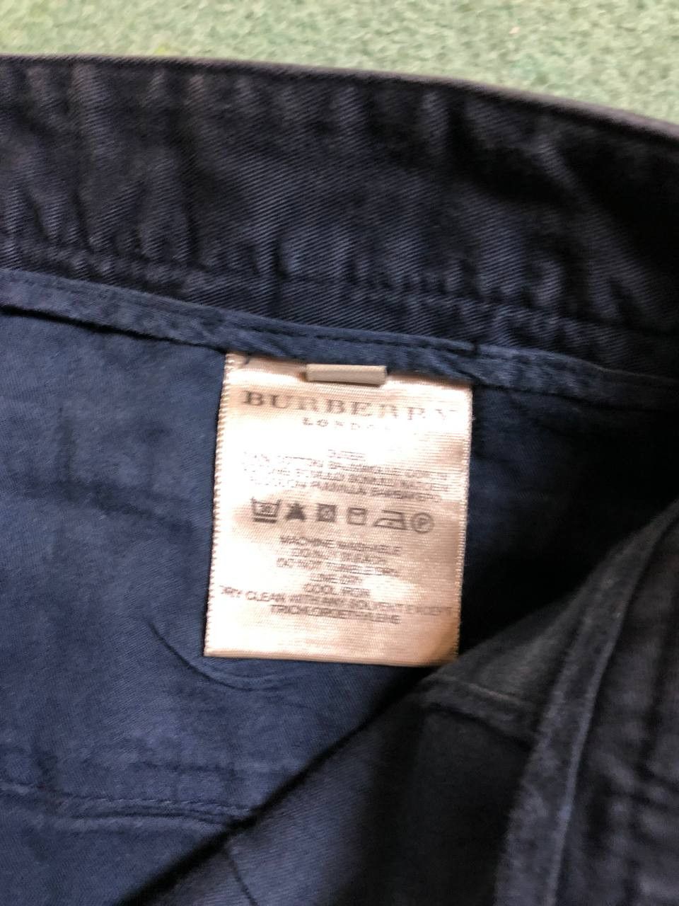 Burberry Vintage Burberry Chino Pants Mens Blue Tailored Trousers Size US 30 / EU 46 - 3 Thumbnail
