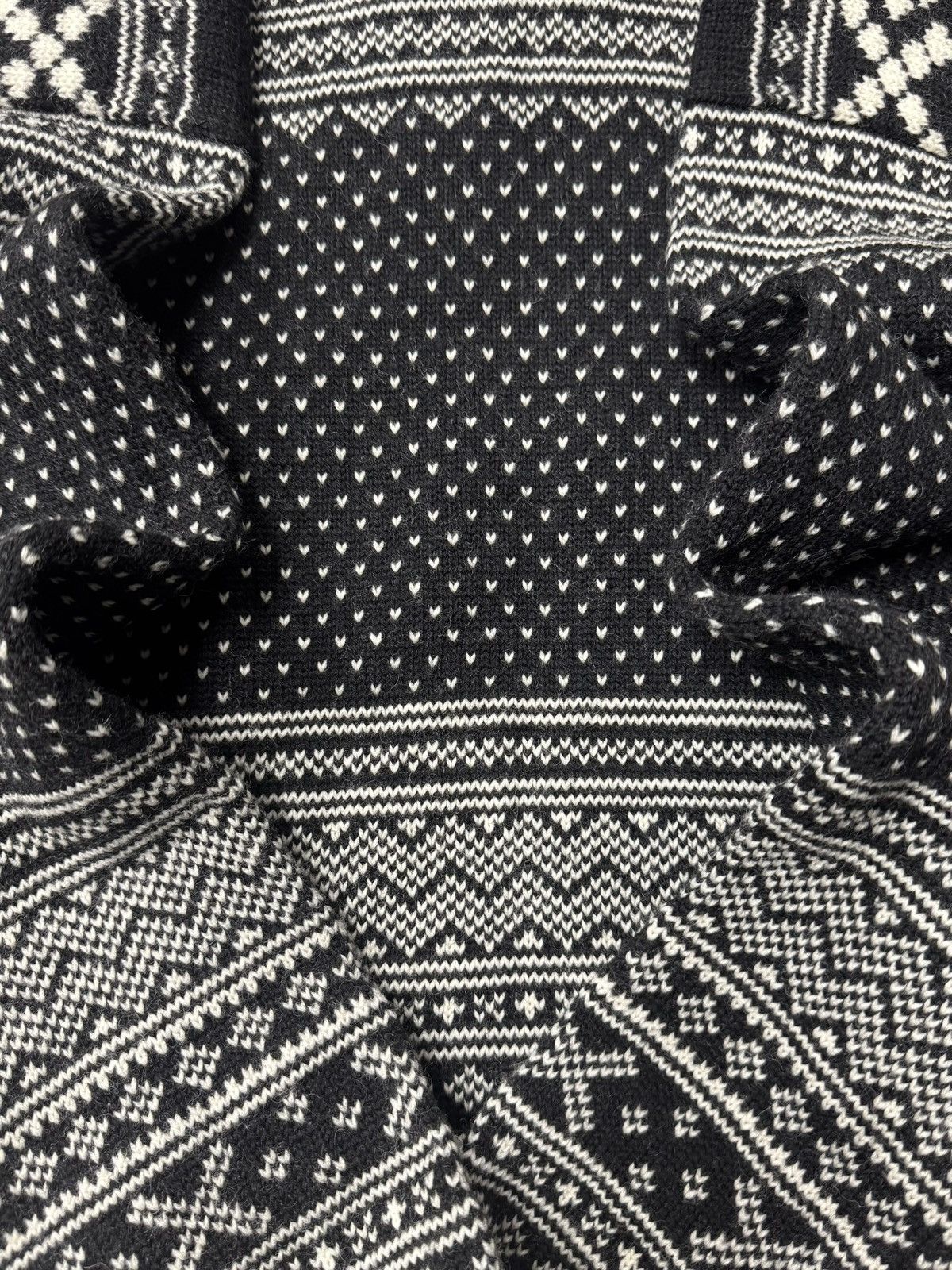 Yohji Yamamoto SAMPLE AW1998 Yohji Yamamoto Pour Homme Nordic Wool Sweater Size US M / EU 48-50 / 2 - 5 Thumbnail