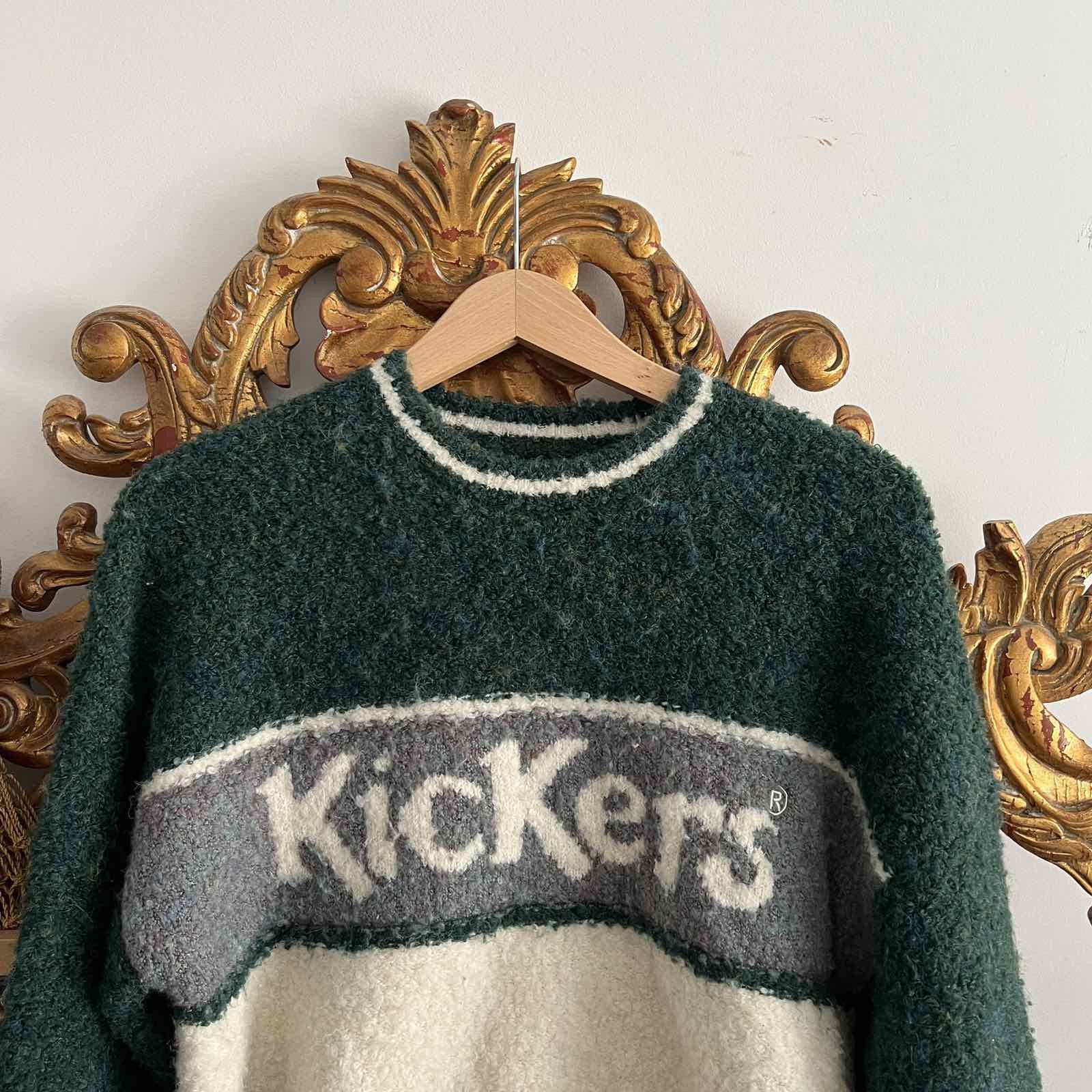 Kickers × Vintage Vintage Kickers knit sweater Sz xs Size XS / US 0-2 / IT 36-38 - 3 Thumbnail