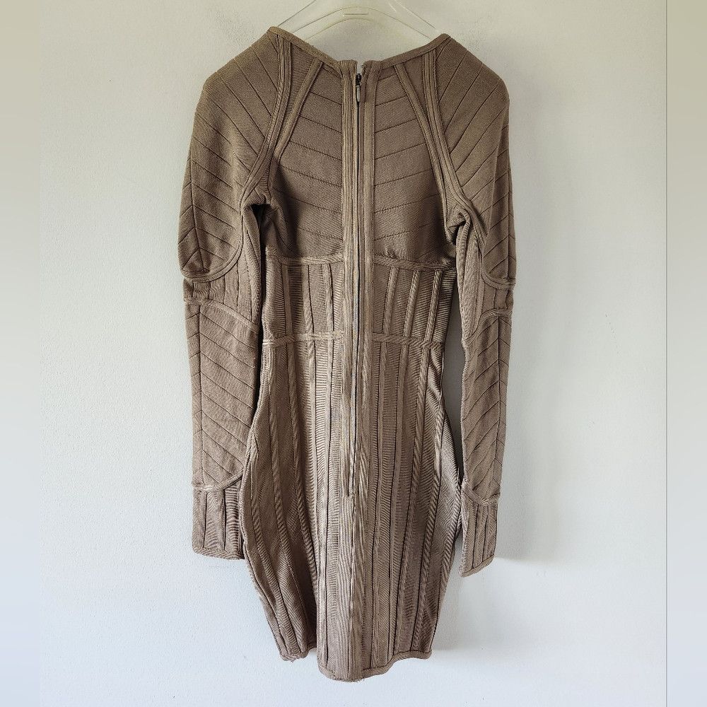 House of CB HOUSE OF CB | Aloisia Dress Bondage Sage Green Sz SMALL Size S / US 4 / IT 40 - 4 Thumbnail