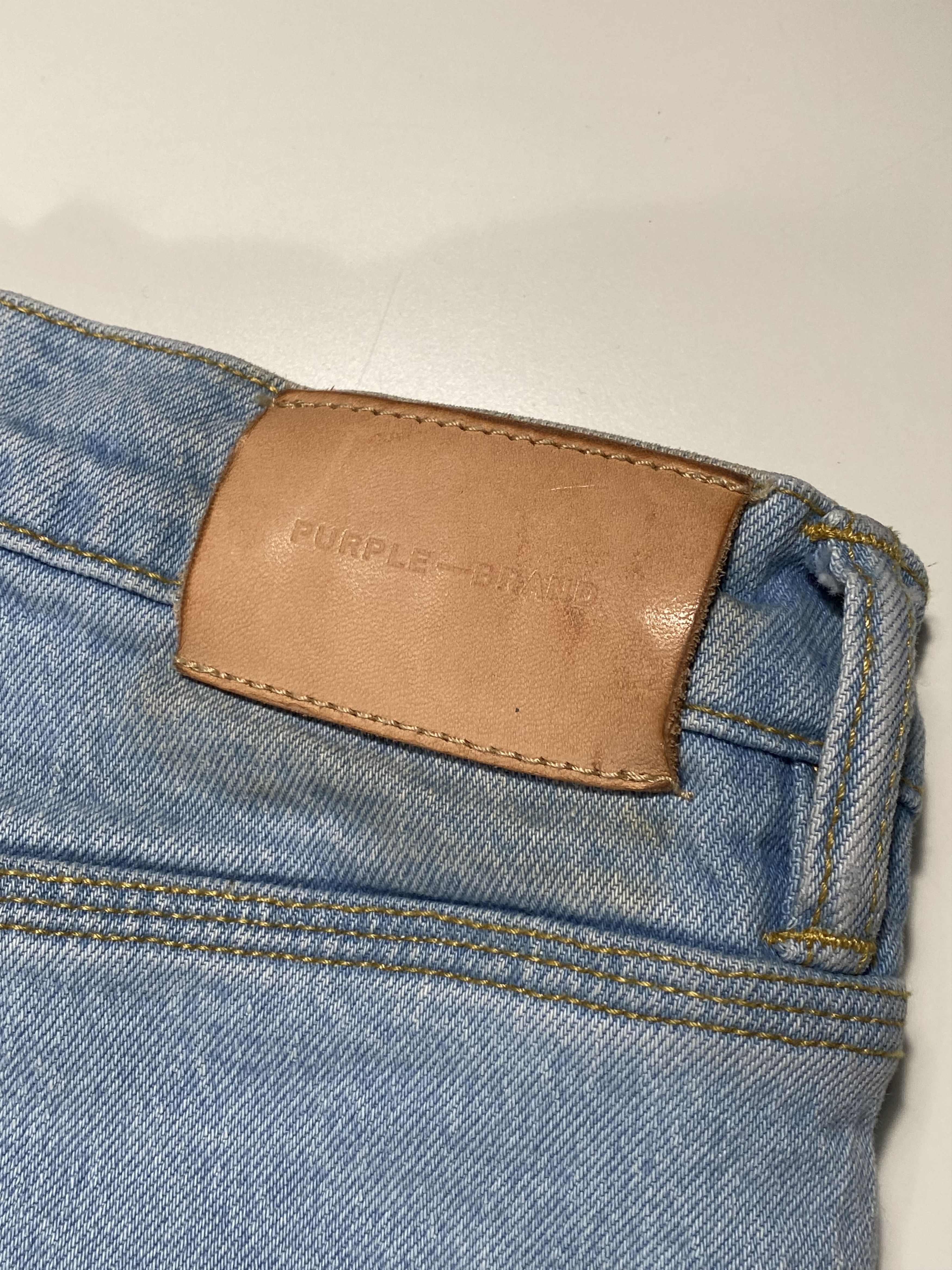 Purple Purple Brand Light Wash Denim Size 30x33 Size US 30 / EU 46 - 8 Thumbnail
