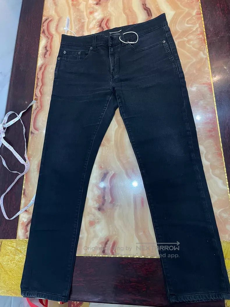 Saint Laurent Paris Saint Laurent Paris Black Denim Jeans i Size US 32 / EU 48 - 1 Thumbnail