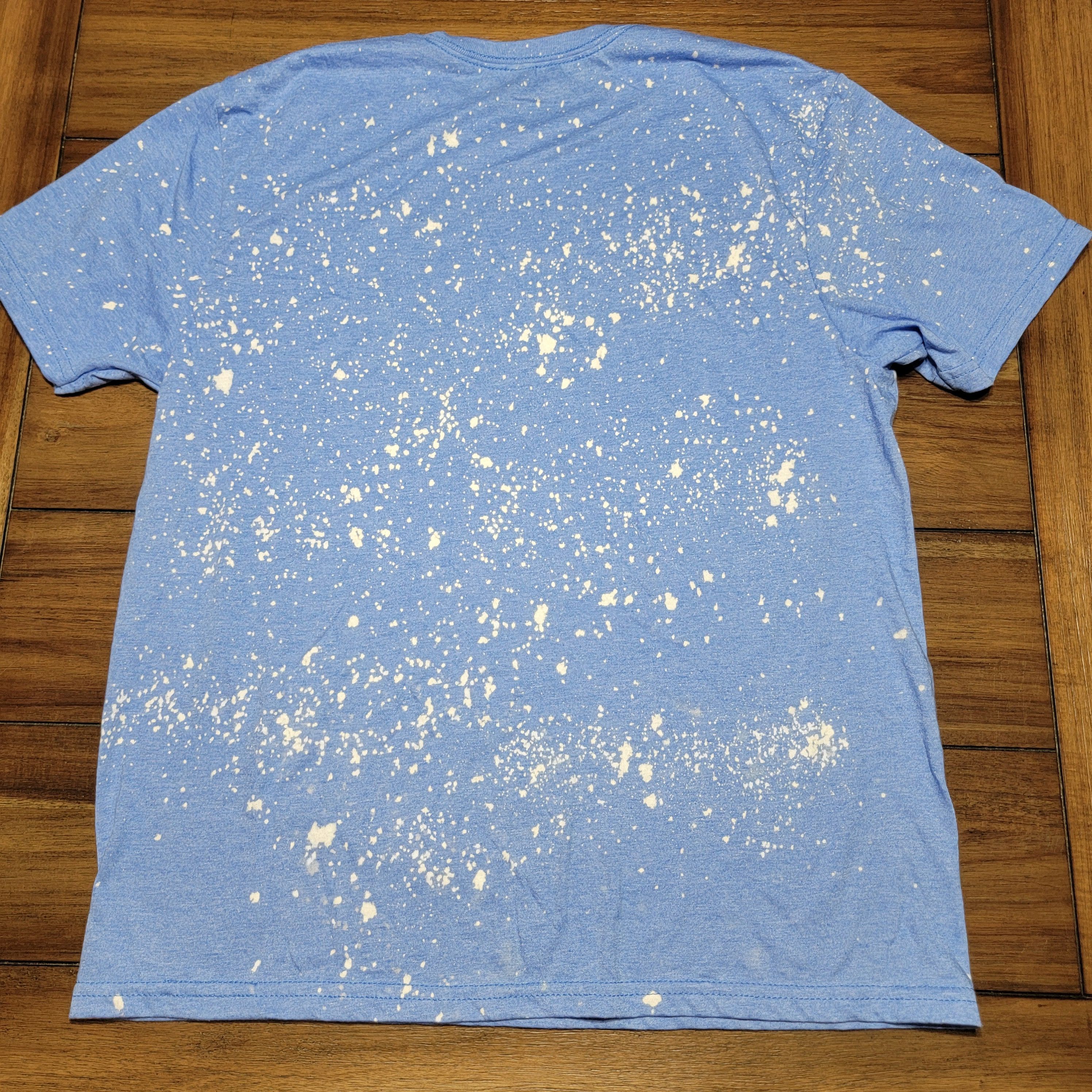 Gildan Gildan SS Bleach Dyed Blue Tee Morgan Wallen - Size Large Size L / US 10 / IT 46 - 3 Thumbnail