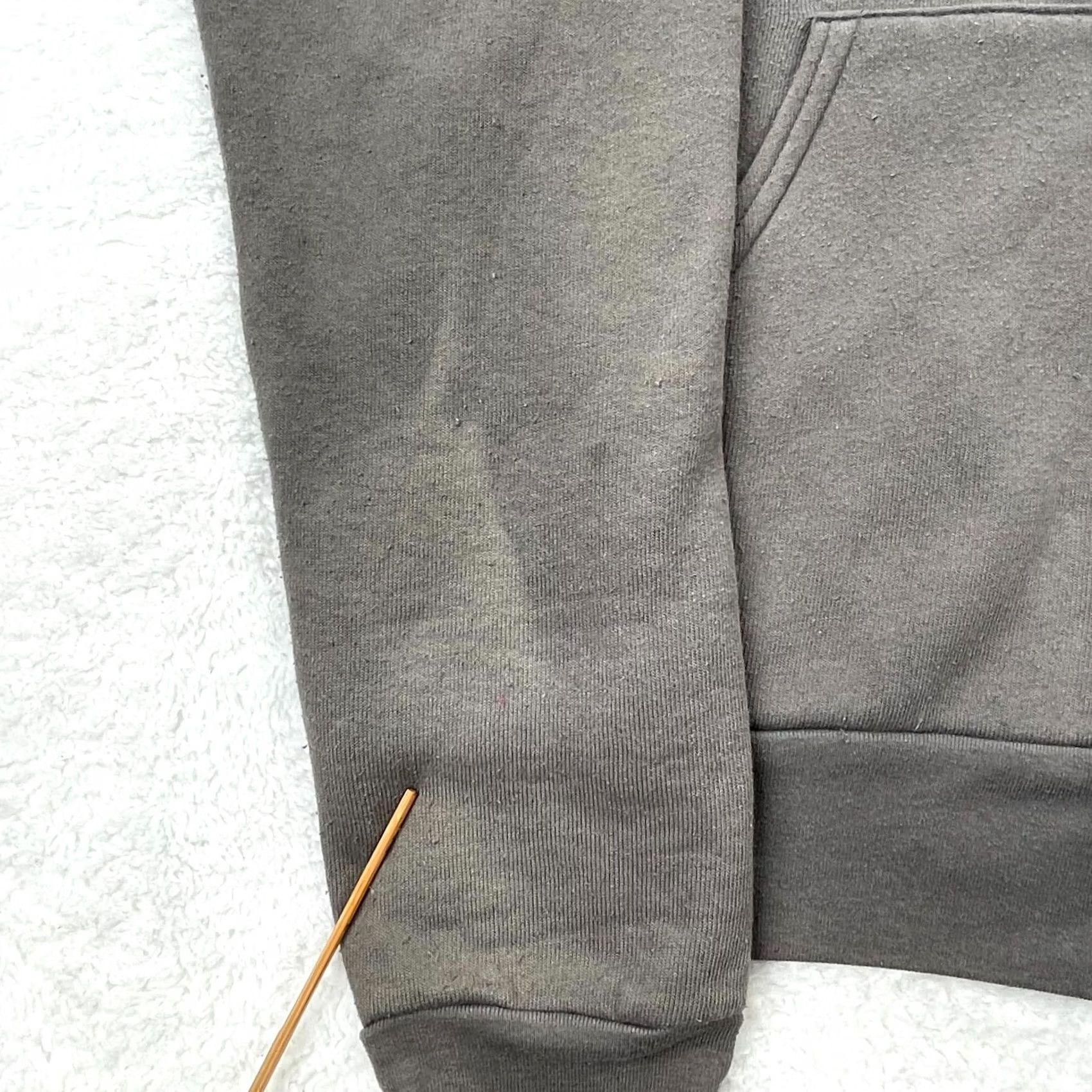 Apple VINTAGE Apple Hoodie Mens L Gray Logo Full Zip Zip Fleece Cotton Polyester Size US L / EU 52-54 / 3 - 3 Thumbnail