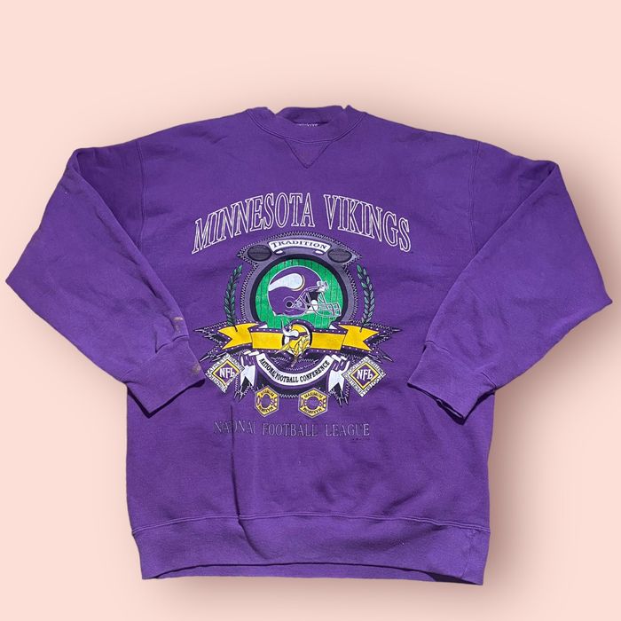 VINTAGE Minnesota Vikings Crewneck SZ XL!