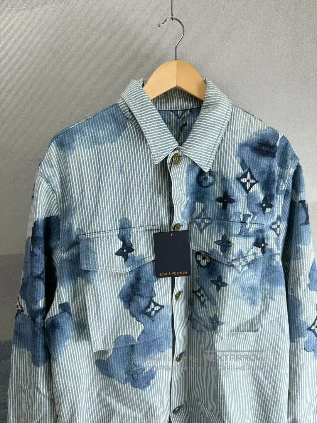 Louis Vuitton louis vuitton watercolor denim work jacket. Size US M / EU 48-50 / 2 - 3 Thumbnail