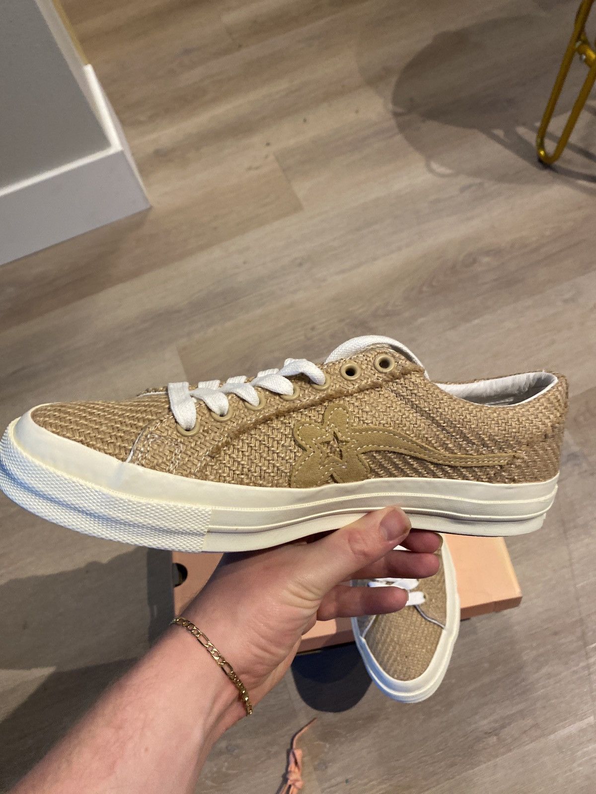 Converse × Golf Wang × Golf le Fleur GOLF LE FLEUR UNO CONVERSE ONE STAR BURLAP Size US 11.5 / EU 44-45 - 4 Thumbnail