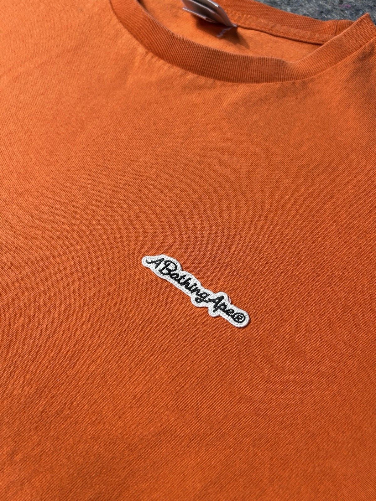 Bape A Bathing Ape BAPE Script Logo Orange Size XL Size US XL / EU 56 / 4 - 5 Thumbnail