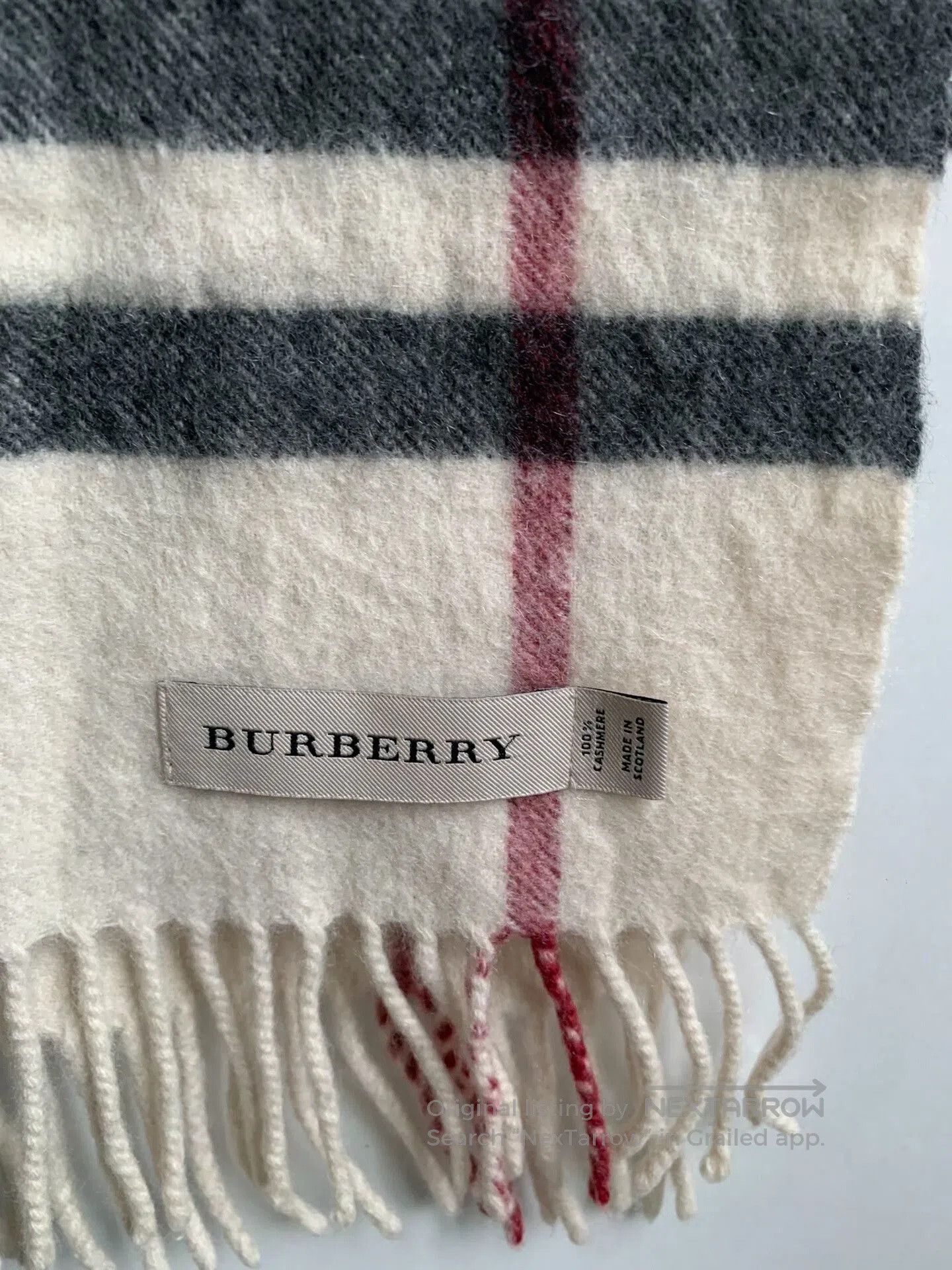 Burberry Classic Check Scarf.