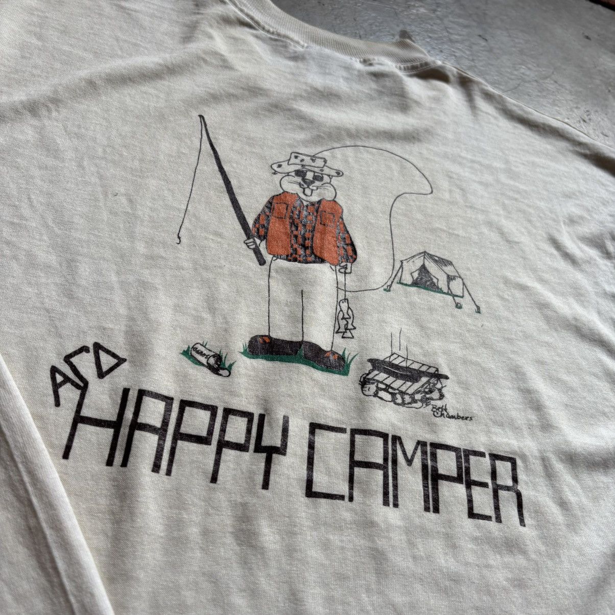 Band Tees Happy camper punk band vintage 80s Size US L / EU 52-54 / 3 - 5 Thumbnail